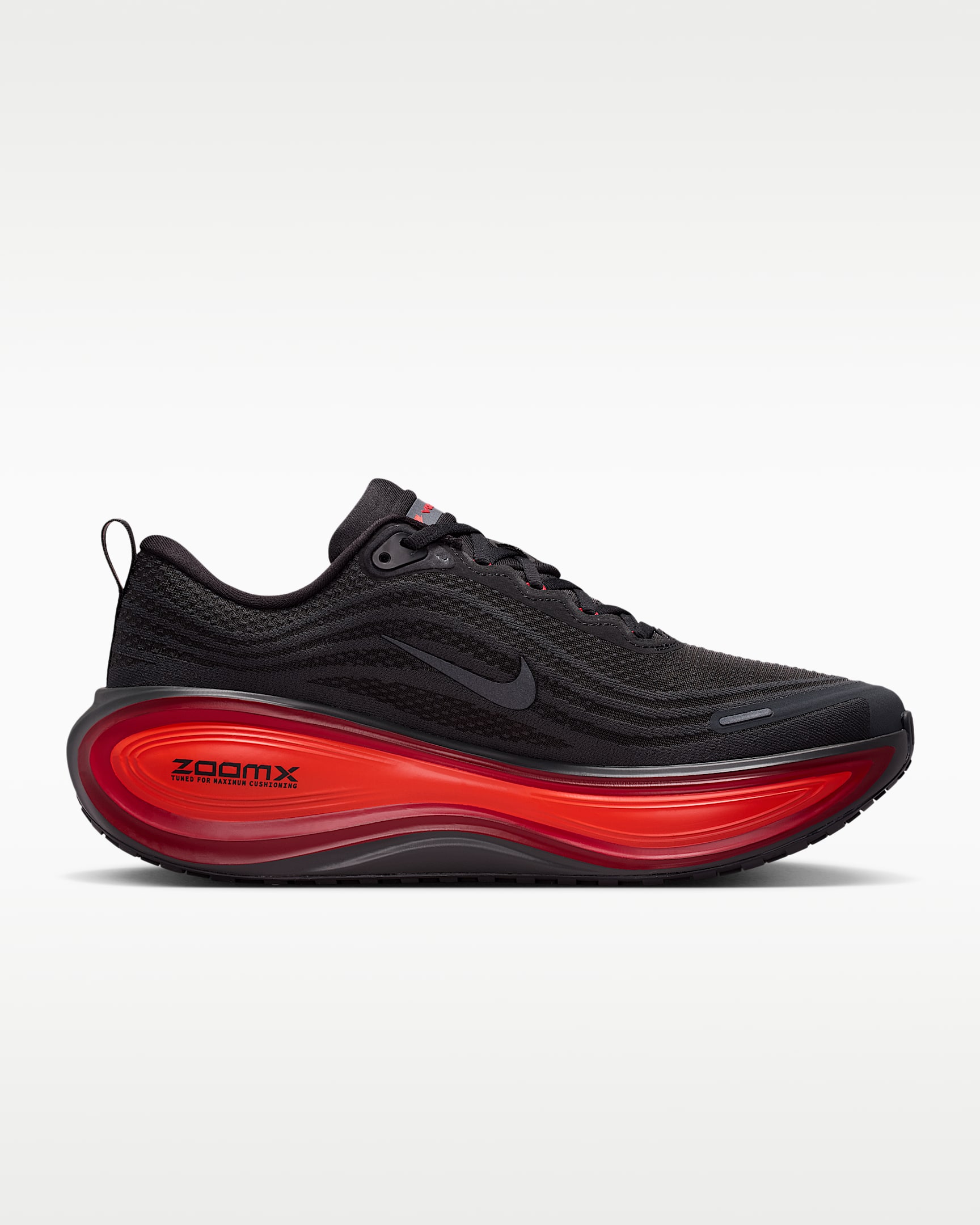 Nike Vomero Plus Men's Road Running Shoes - Anthracite/Bright Crimson/University Red/Black