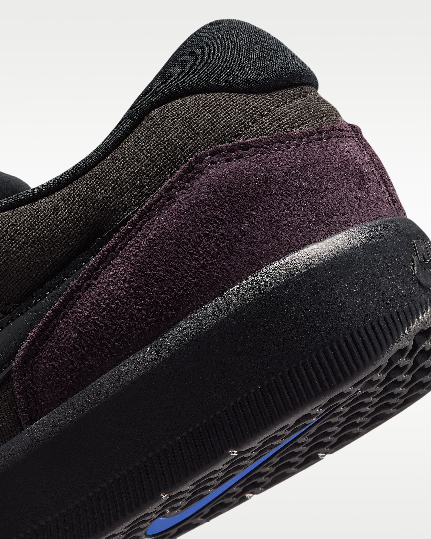 Nike SB Force 58 Skate Shoes - Shadow Brown/Burgundy Ash/Racer Blue/Black