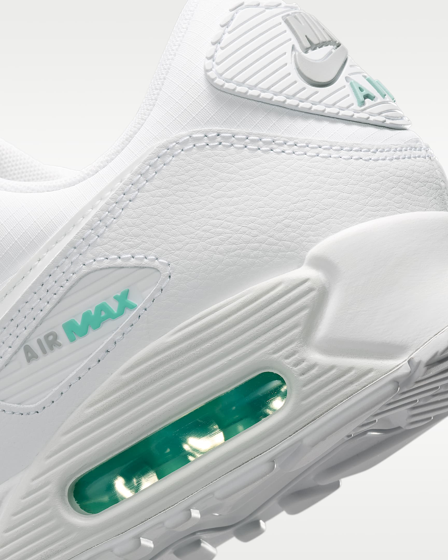 Nike Air Max 90 Schuh (Herren) - Weiß/Hyper Turquoise/Photon Dust