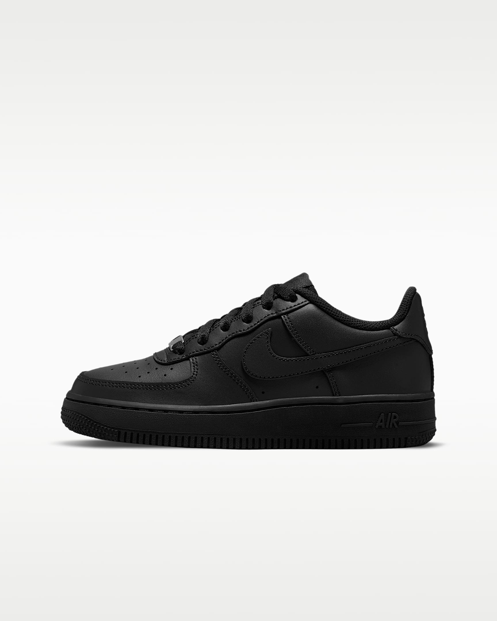 Nike Air Force 1 LE Big Kids' Shoes - Black/Black