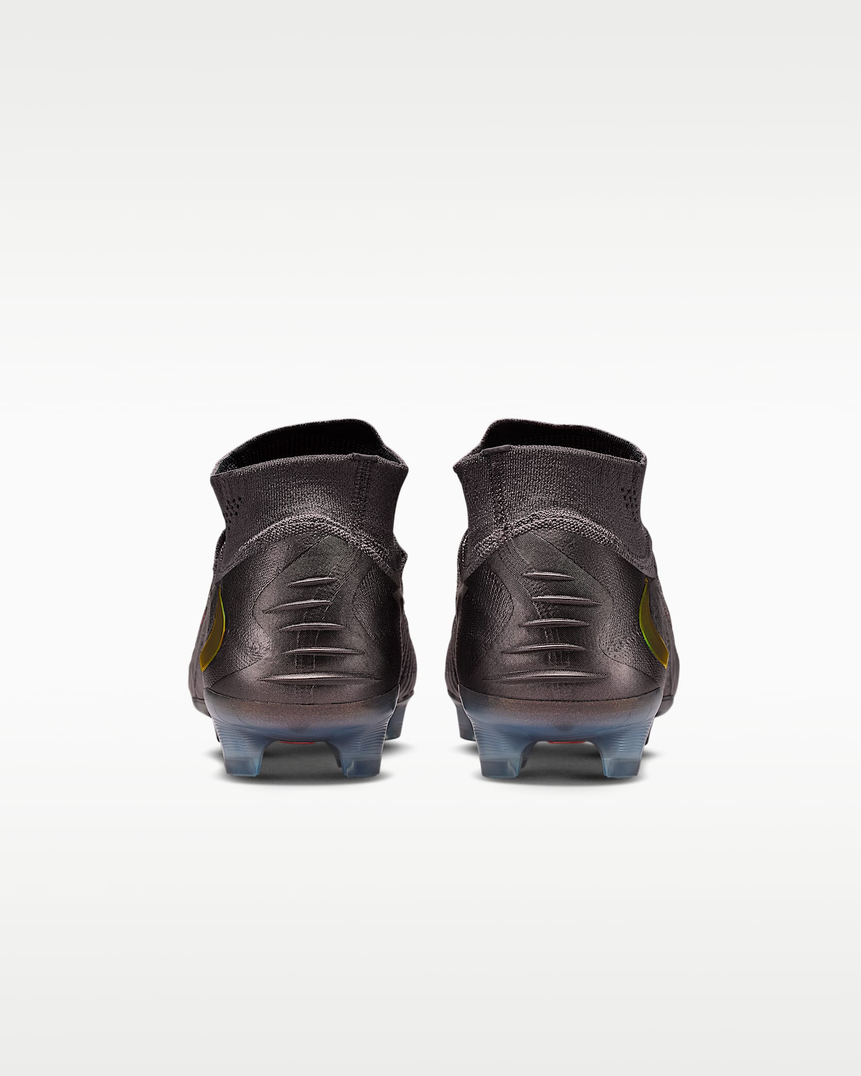 Nike Phantom 6 High Elite LV8 Firm-Ground Soccer Cleats - Medium Ash/Black/Gold Amber
