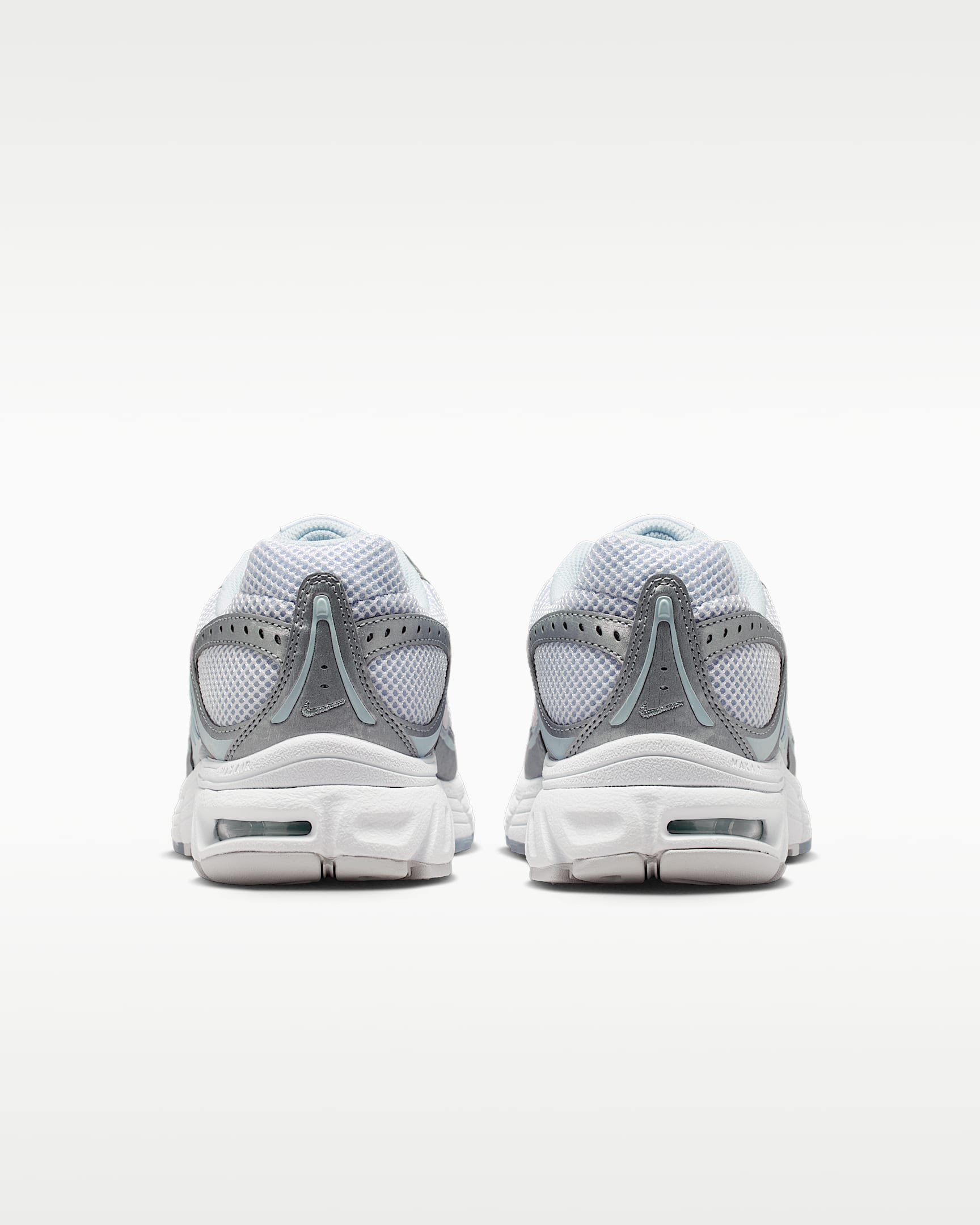 Nike Air Max Moto 2K Women's Shoes with Reflective Accents - White/Blue Tint/Neutral Grey/Metallic Silver