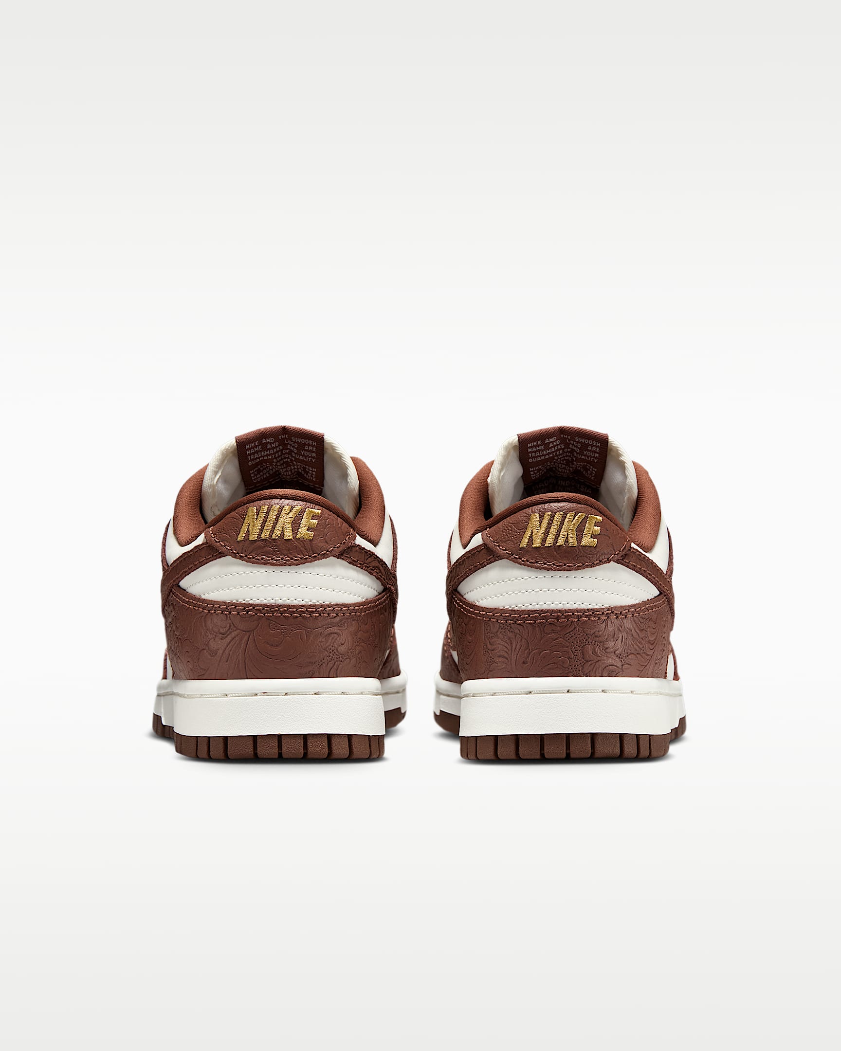 Nike Dunk Low Women's Shoes - Sail/Sail/Metallic Gold/Fauna Brown