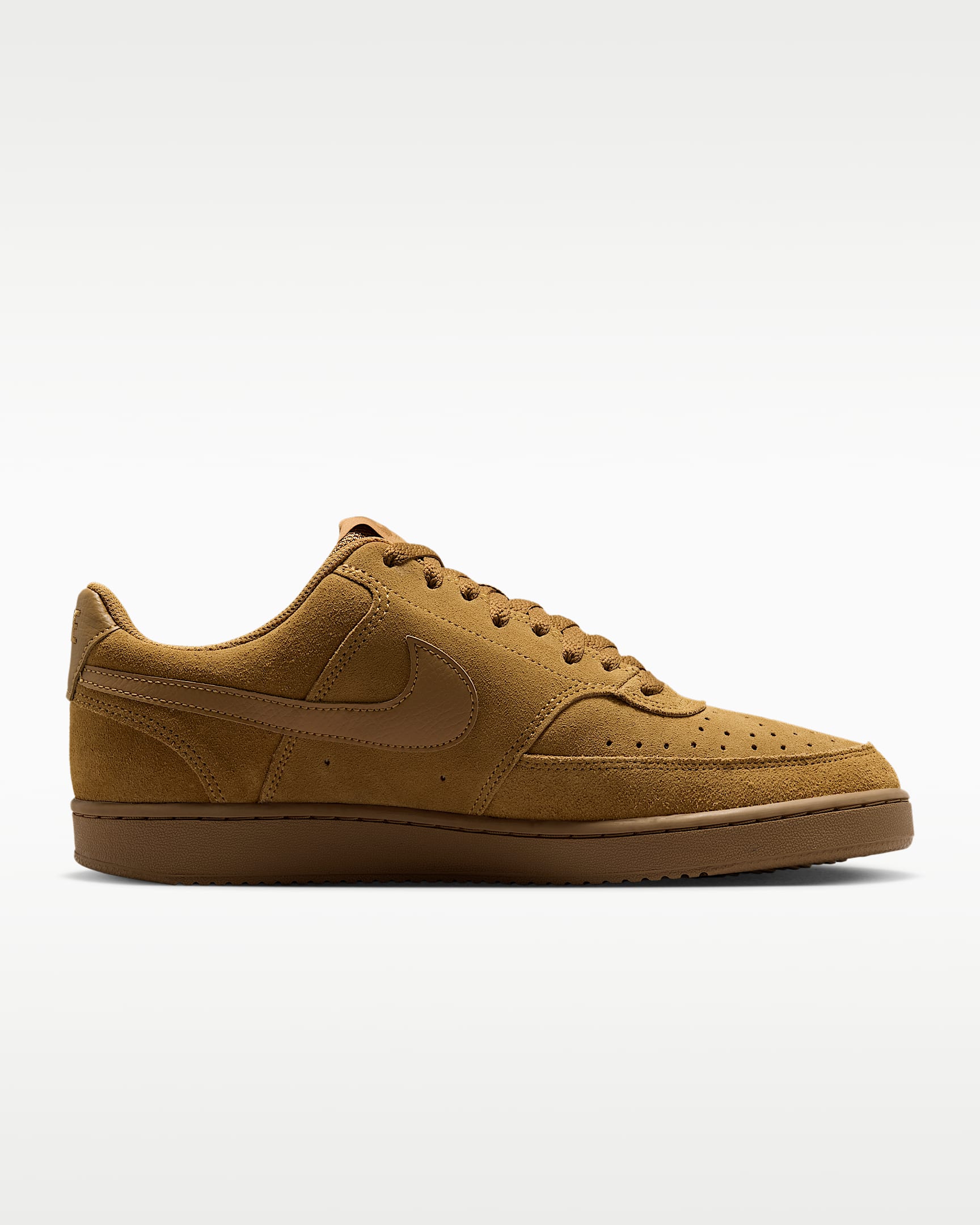 Chaussure Nike Court Vision Low Suede Premium pour homme - Wheat/Flax/Wheat