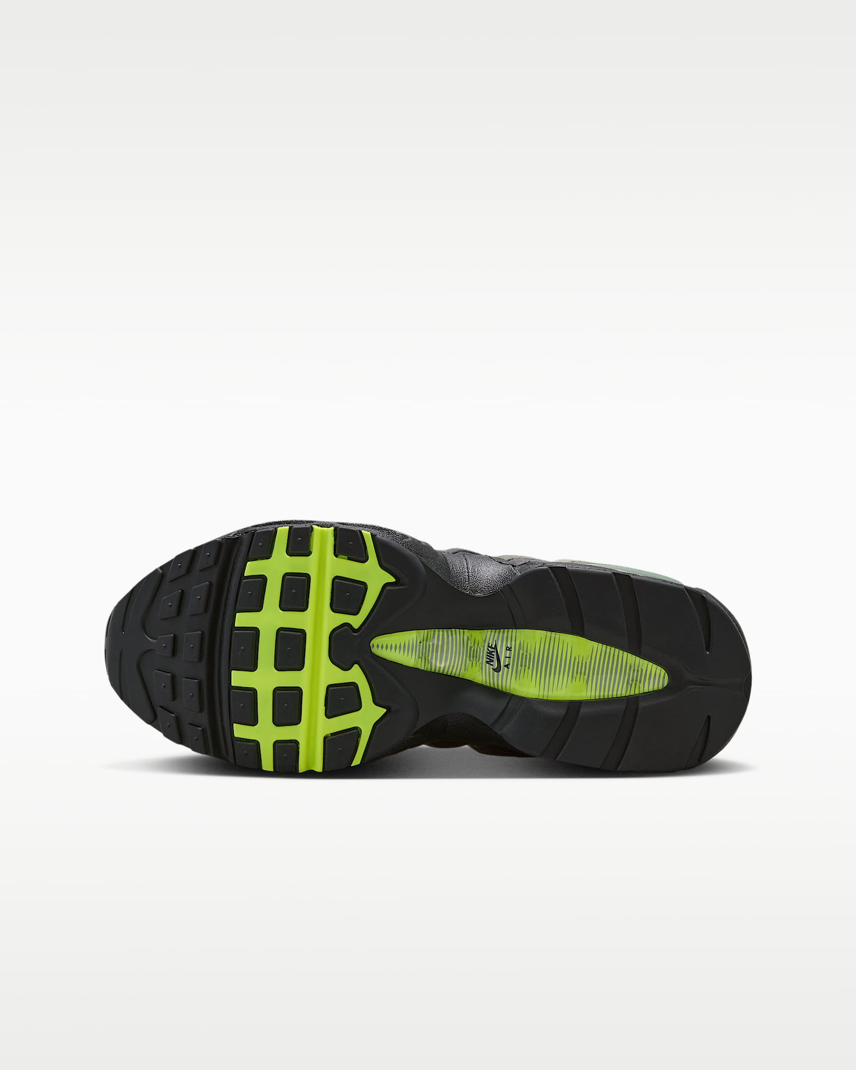 Nike Air Max 95 Big Bubble Older Kids' Shoes - Black/Anthracite/Light Graphite/Neon Yellow