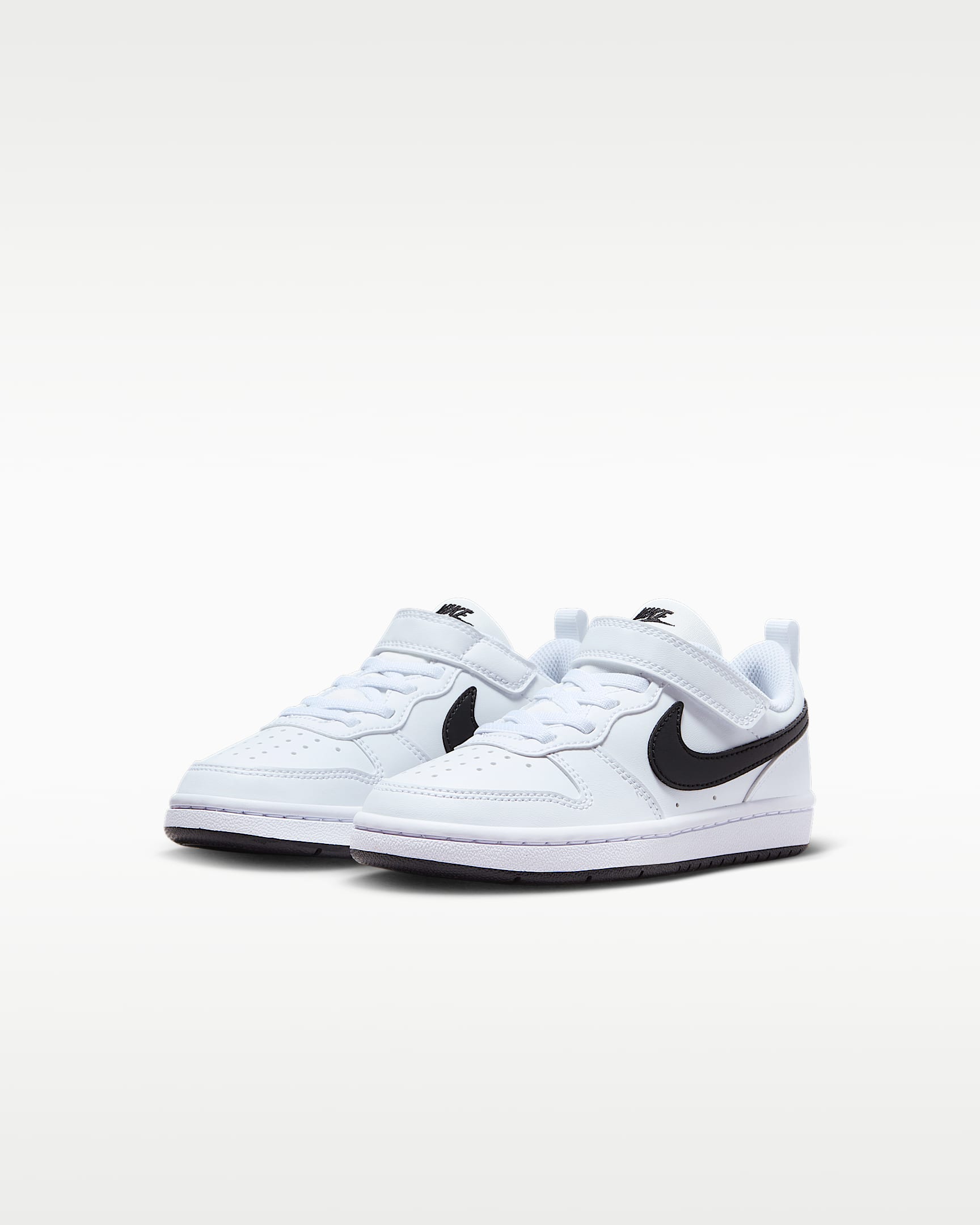 Nike Court Borough Low Recraft Younger Kids' Shoes - White/Black