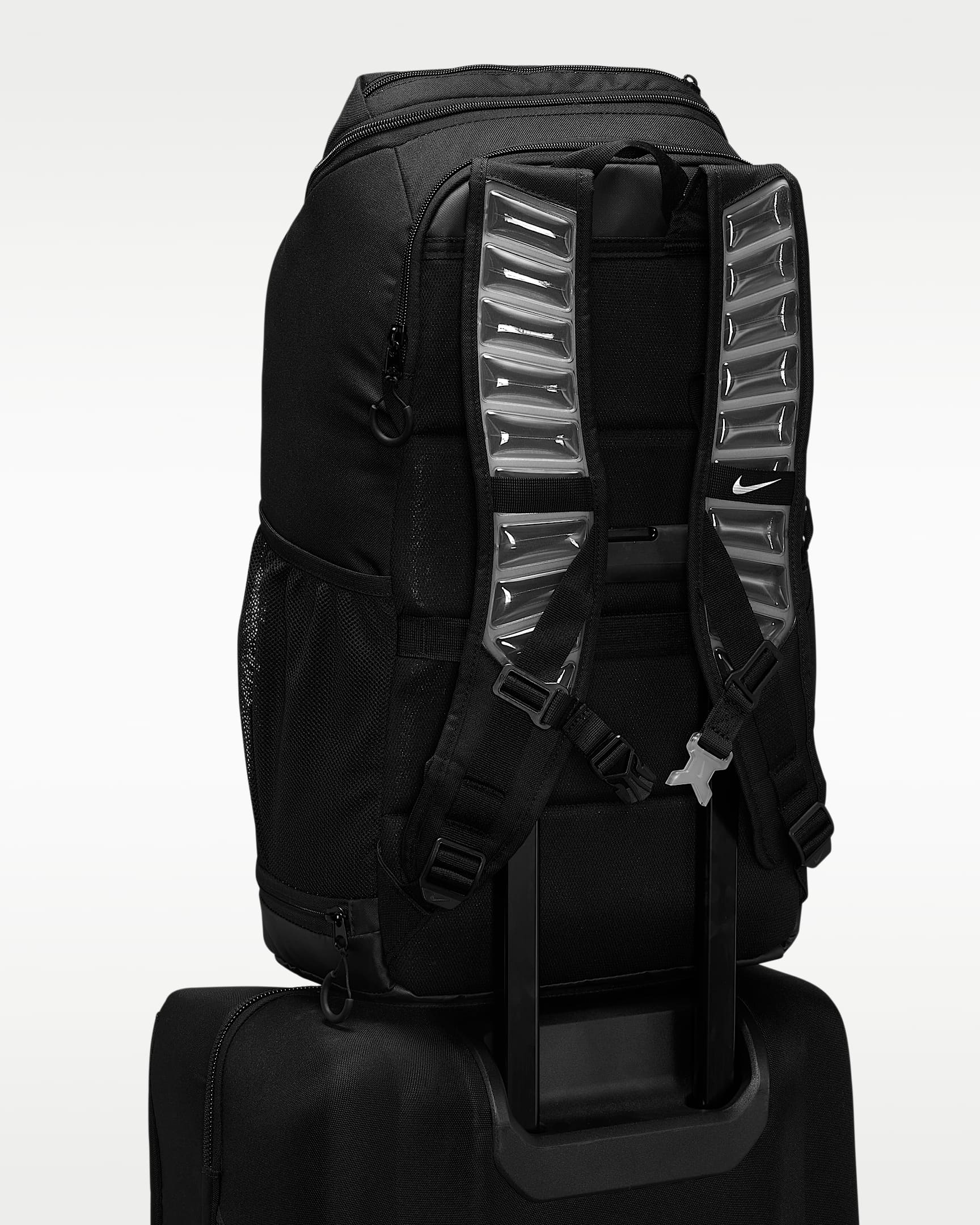 Mochila (32 L) Nike Varsity Elite - Negro/Negro/Plata metalizado