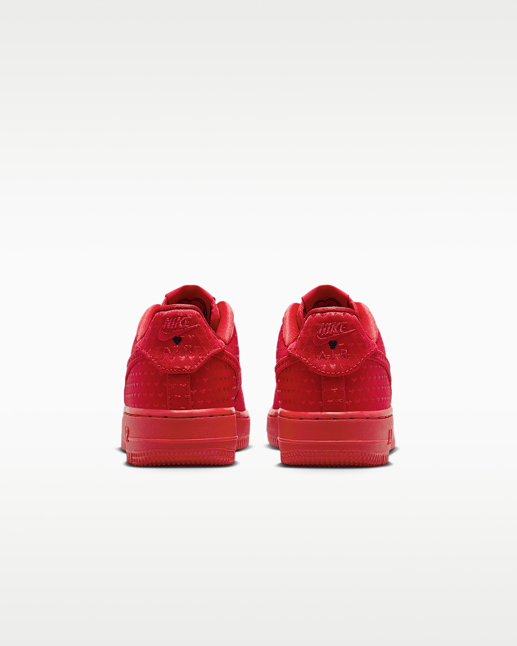 Nike Air Force 1 Big Kids' Shoes - University Red/Black/University Red