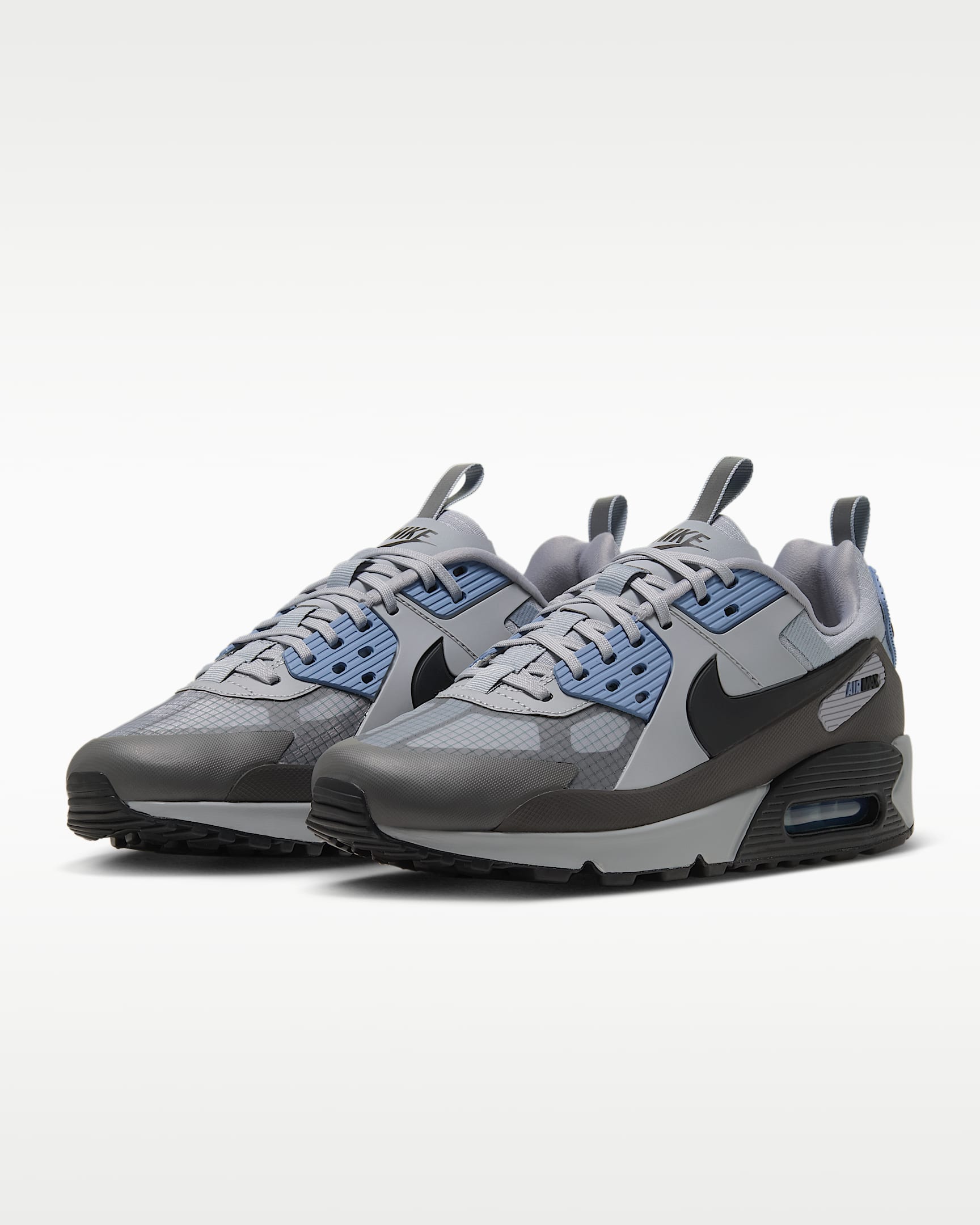 Nike Air Max 90 Drift herenschoenen - Medium Ash/Work Blue/Wolf Grey/Zwart