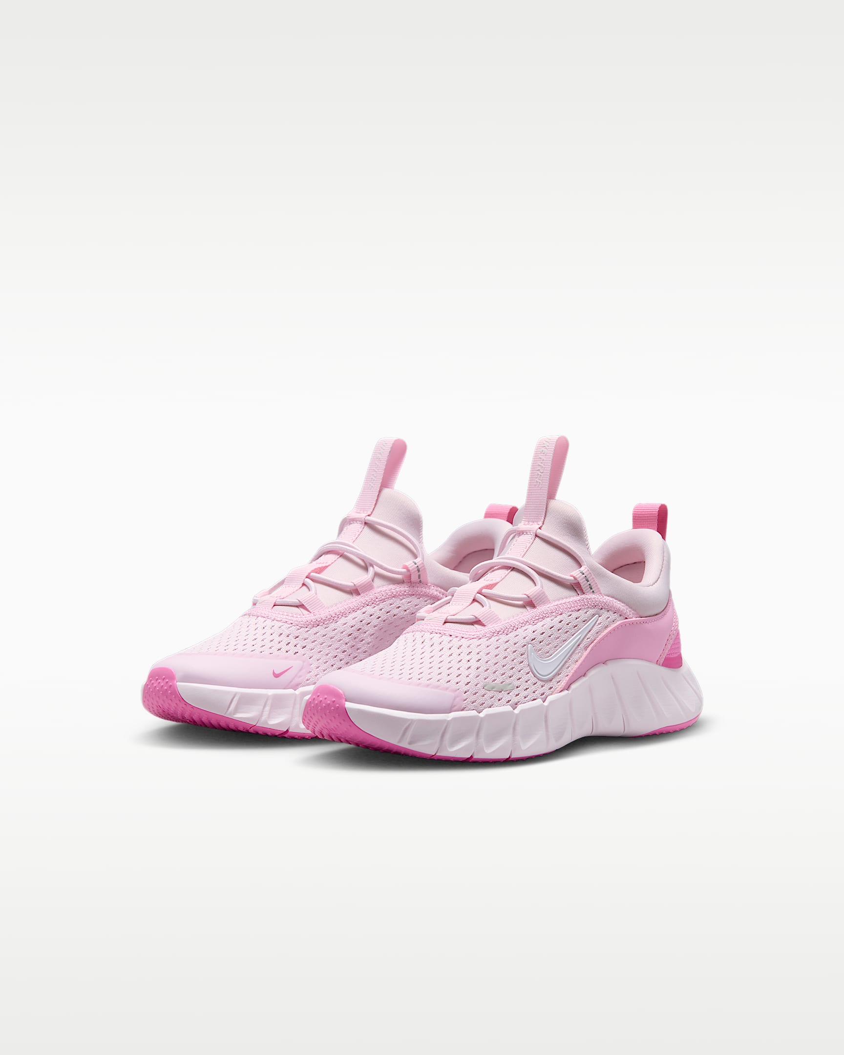 Sapatilhas de running Nike Free Ride para criança - Rosa Rise/Rosa Playful/Lilás Bleached/Branco