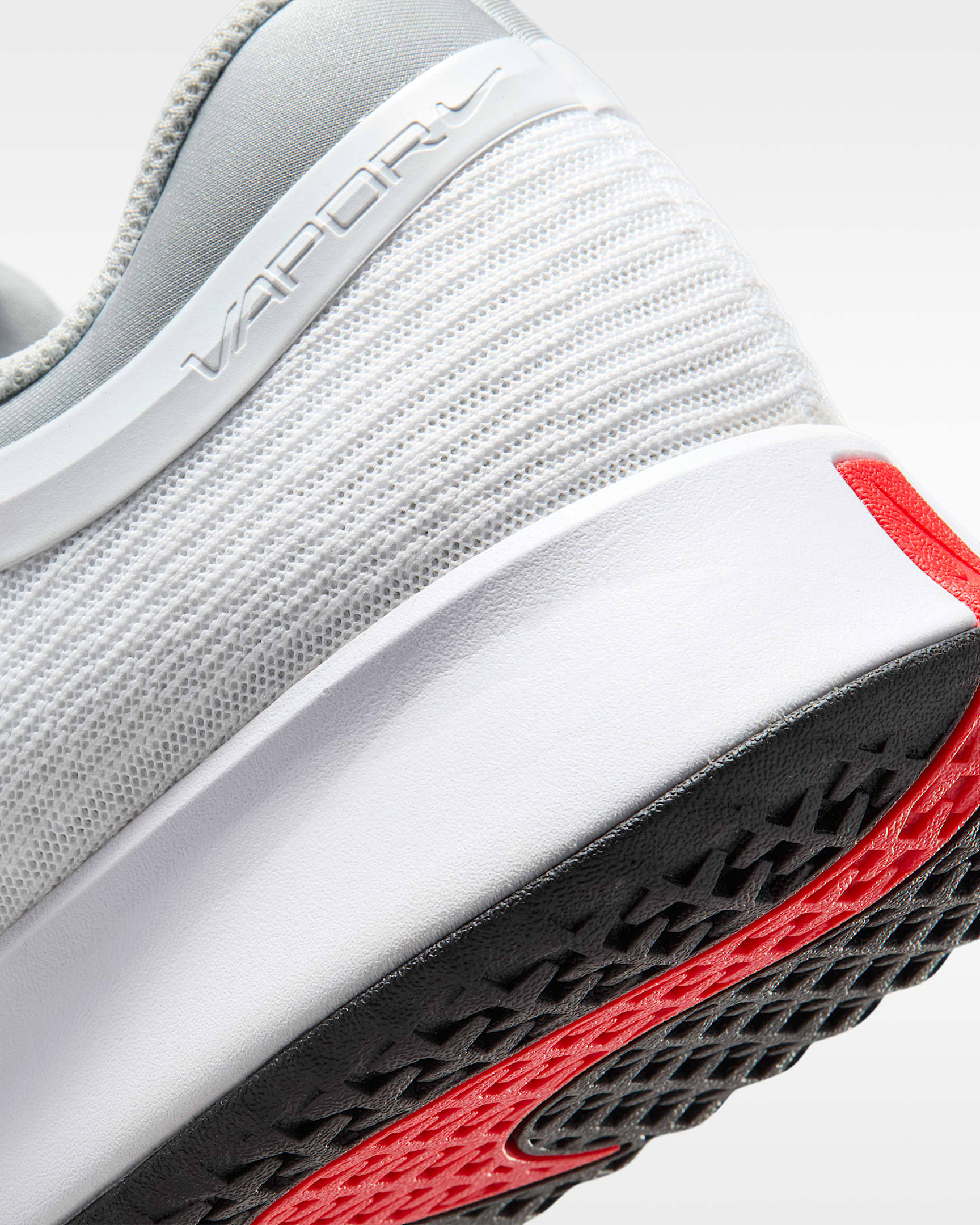 Nike Vapor Pro 3 Men's Hard Court Tennis Shoes - White/Pure Platinum/Light Crimson
