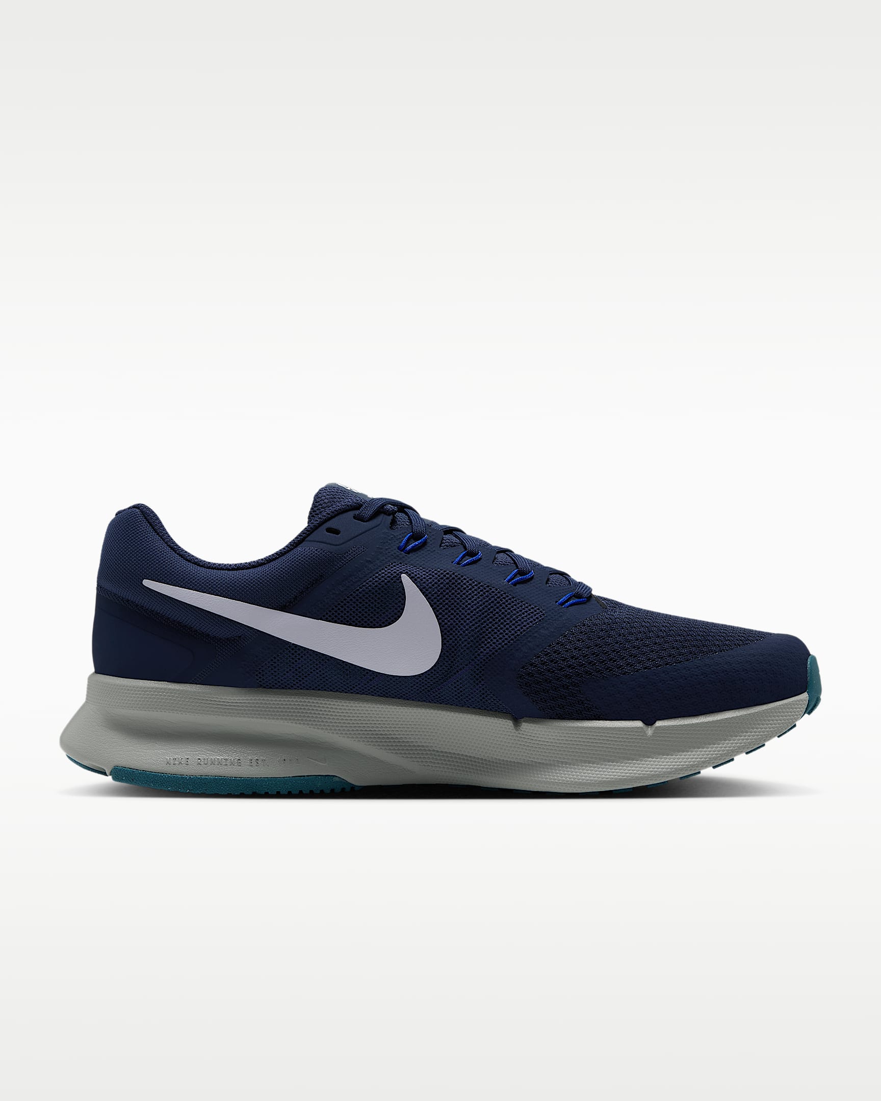 Tenis de correr en pavimento para hombre Nike Run Swift 3 - Azul marino medianoche/Azul humeante/Neblina gris/Blanco