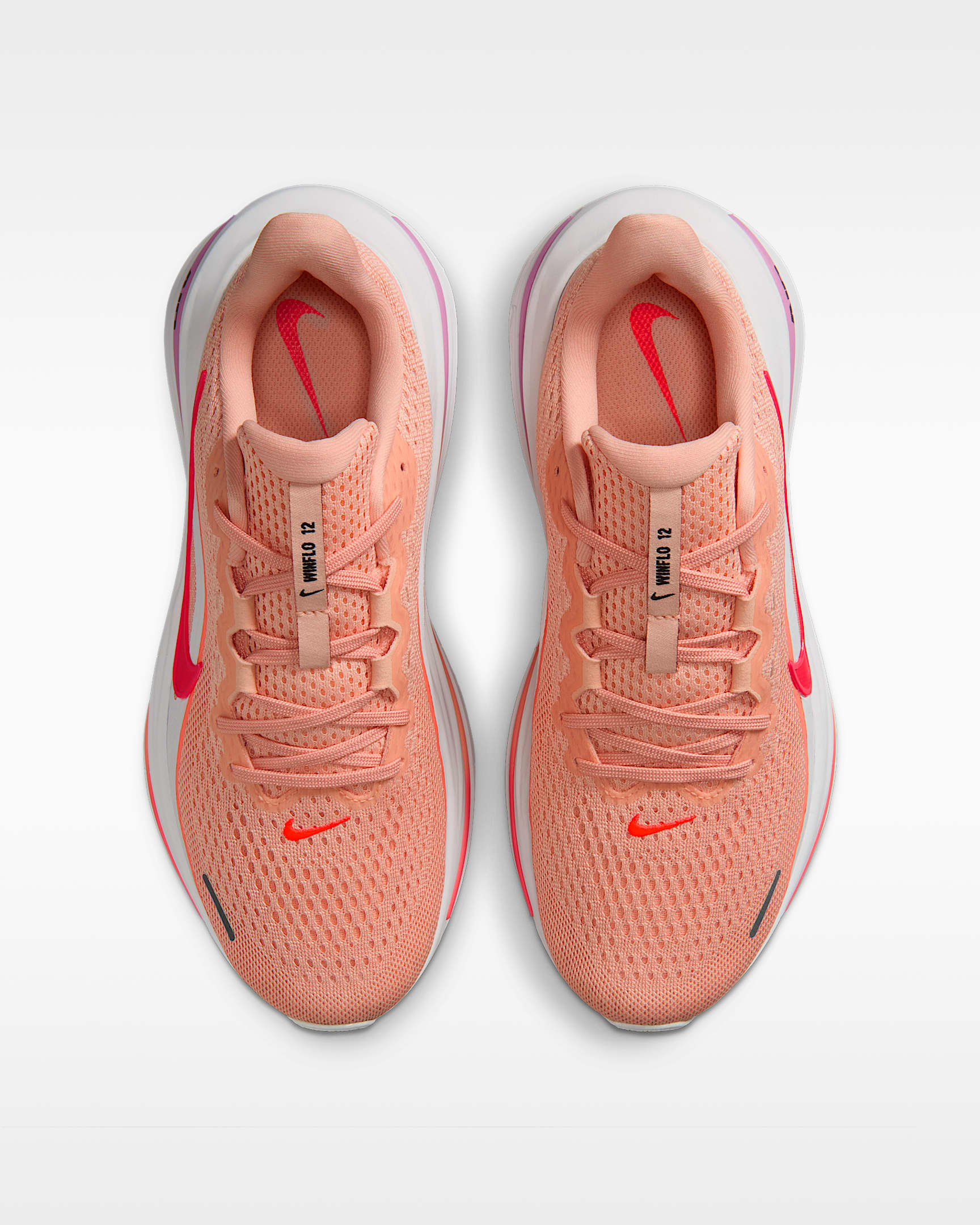 Nike Winflo 12 Women's Road Running Shoes - Arctic Orange/Summit White/Atomic Pink/Flash Crimson