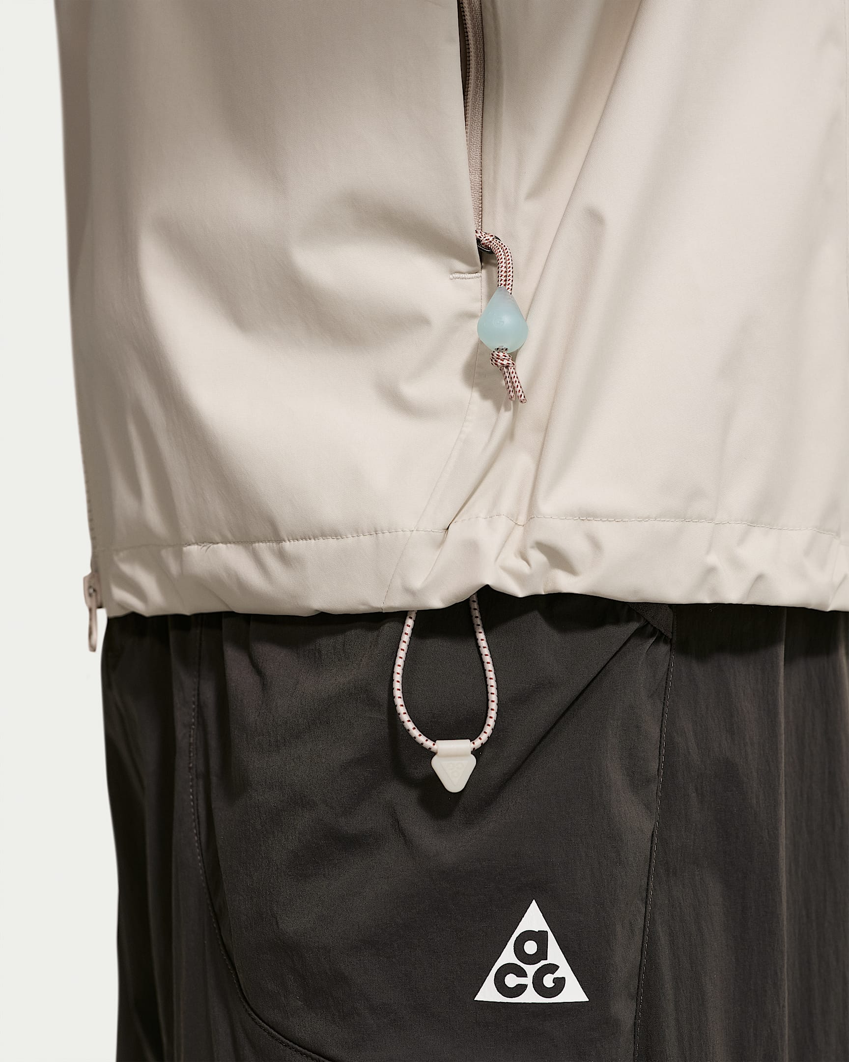 ACG Phantazma Men's Storm-FIT ADV Jacket - Cream II/Light Orewood Brown/Light British Tan/Summit White