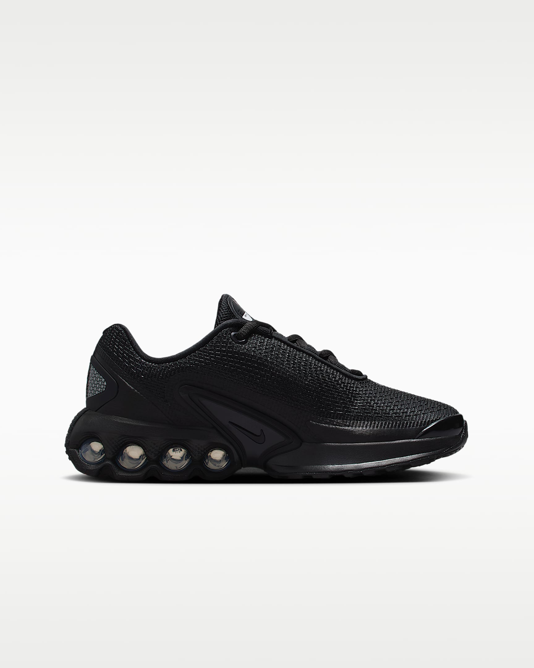 Tenis para niños grandes Nike Air Max Dn - Negro/Negro/Gris oscuro metálico/Negro
