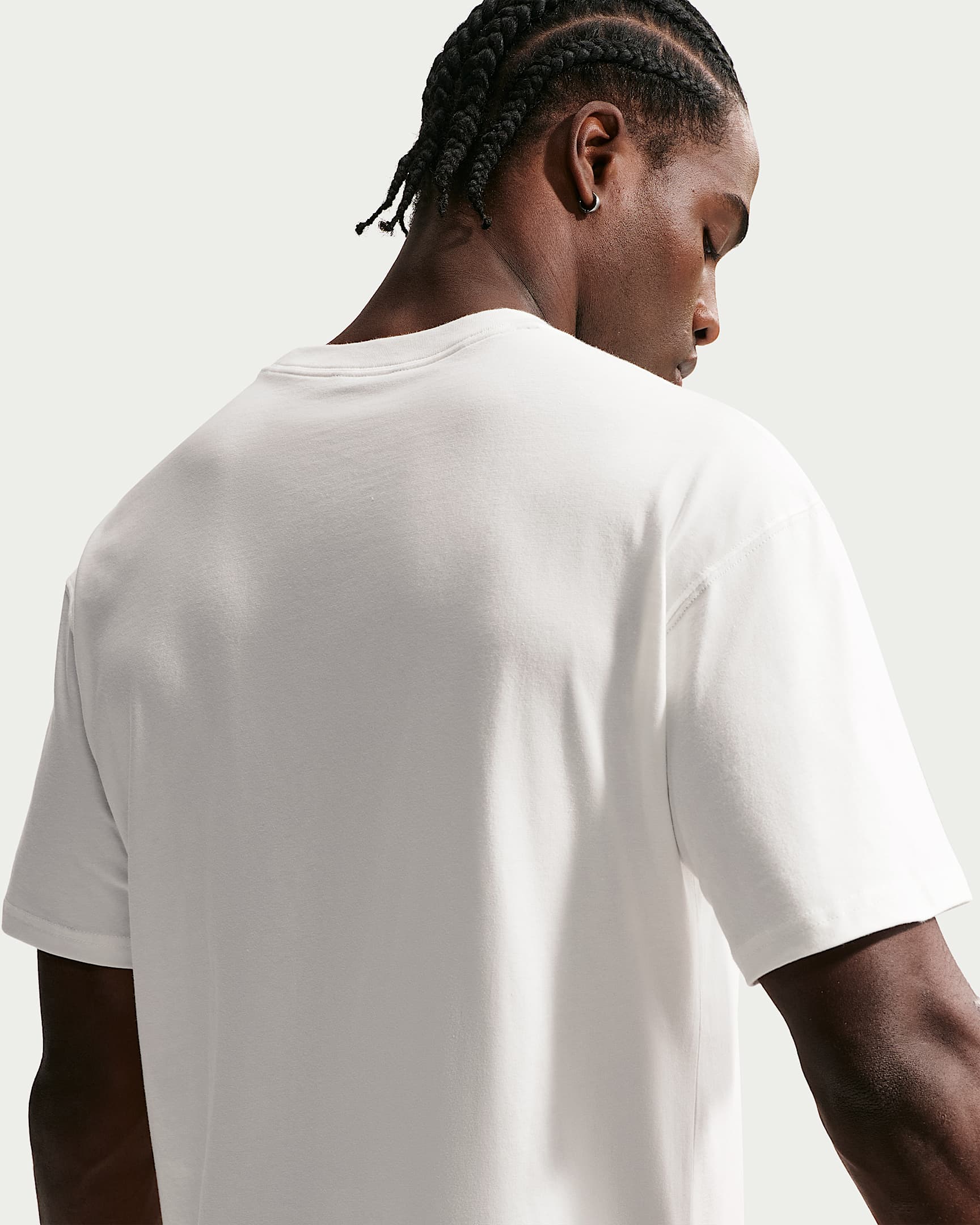 Nike Standard Issue Dri-FIT basketbal T-shirt voor heren - Sail/Pale Ivory