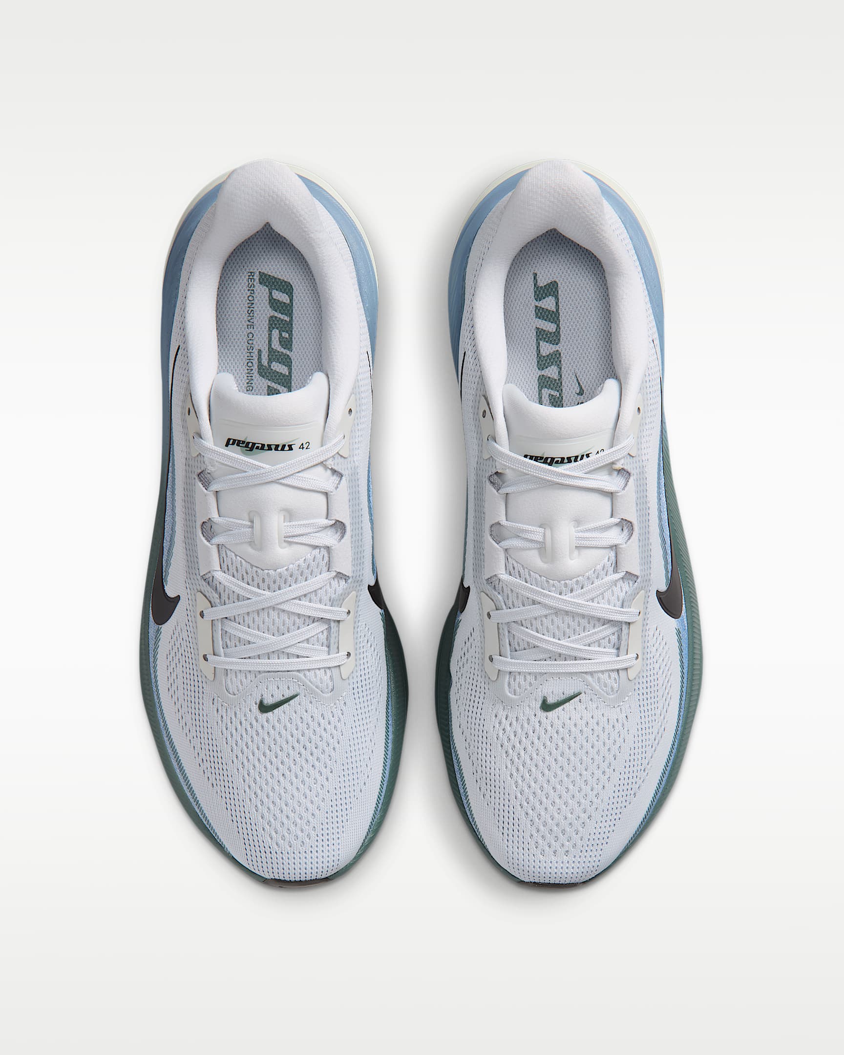Nike Pegasus 42 Zapatillas de running en asfalto - Hombre - Pure Platinum/Work Blue/Mineral Slate/Dark Obsidian