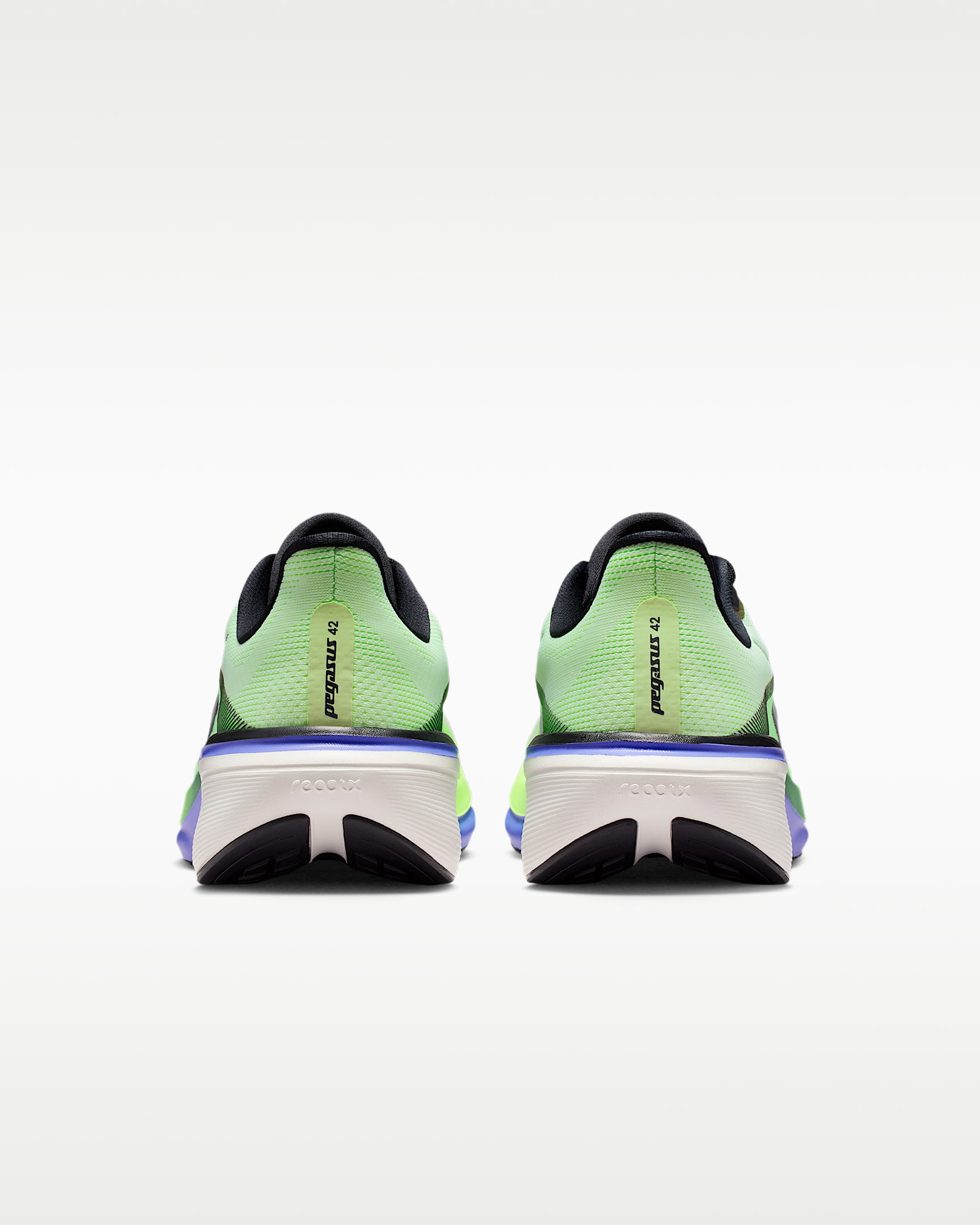 Chaussure de running sur route Nike Pegasus 42 pour homme - Volt Tint/Sapphire/Lime Blast/Black Spruce