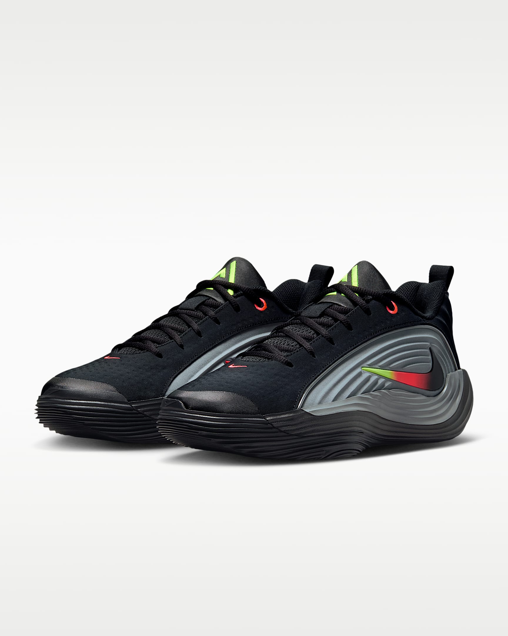 Giannis Immortality 5 Basketball Shoes - Black/Volt/Photon Dust/Bright Crimson