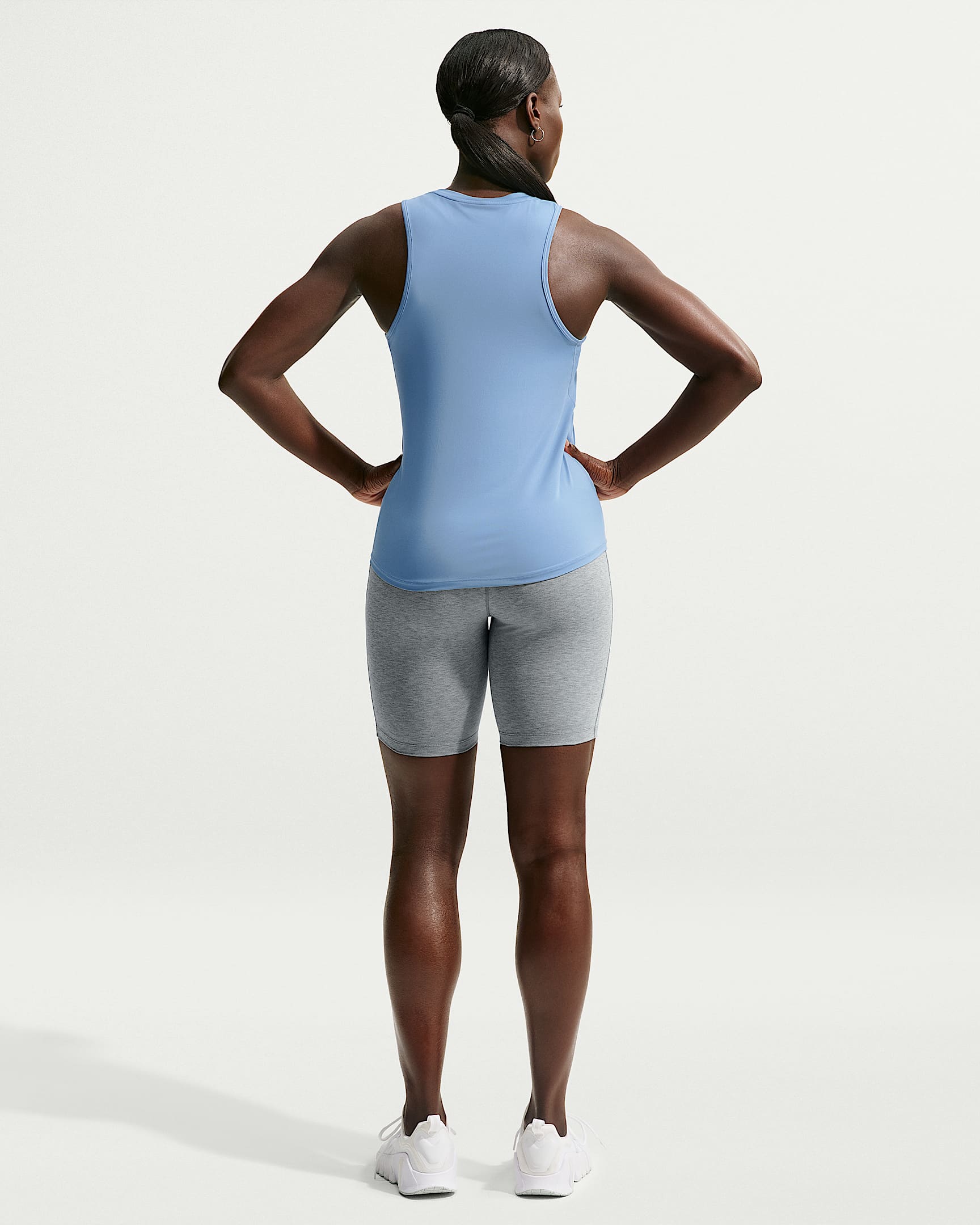 Nike One Classic Women's Dri-FIT Tank Top - Work Blue/White