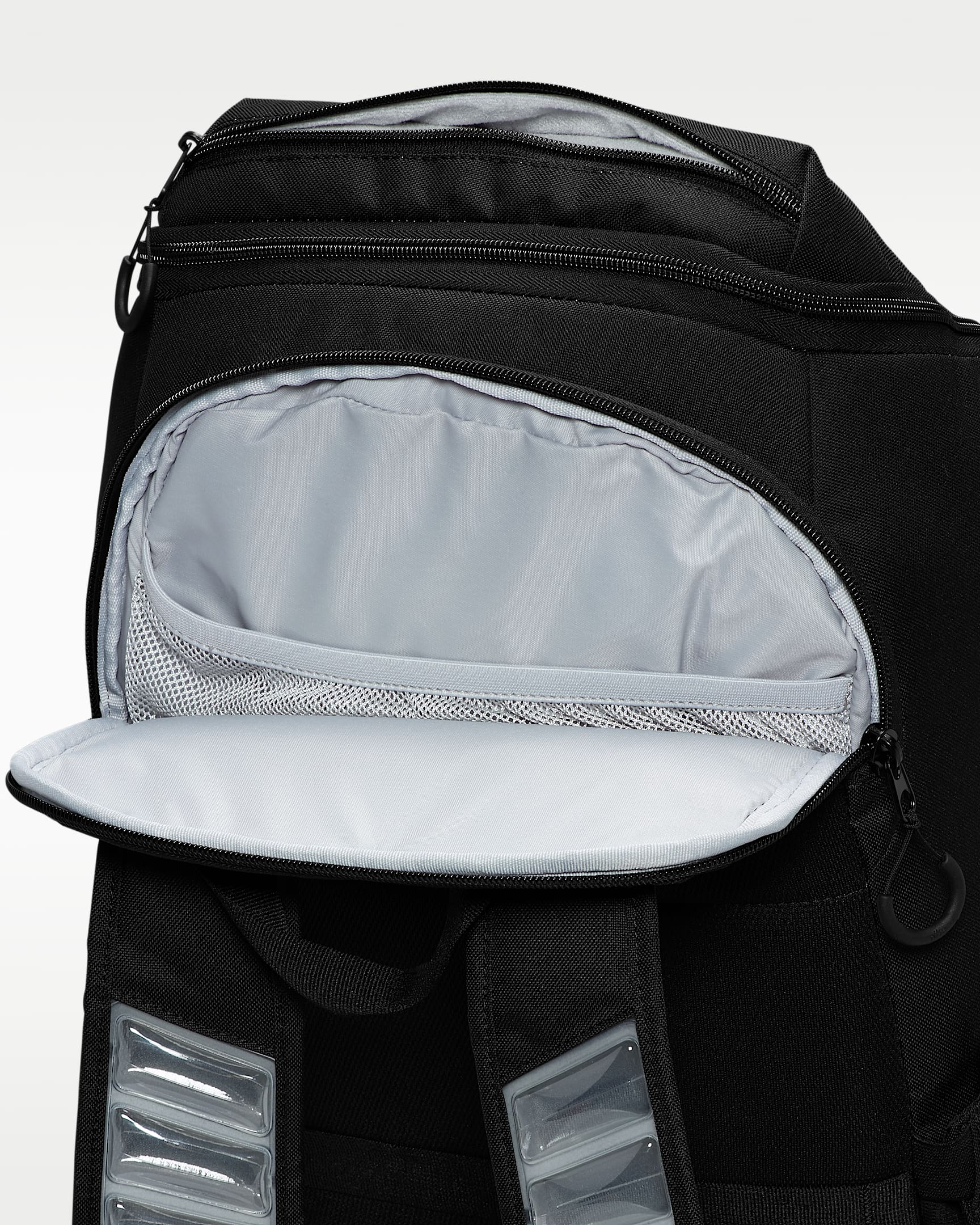 Mochila (32 L) Nike Varsity Elite - Negro/Negro/Plata metalizado