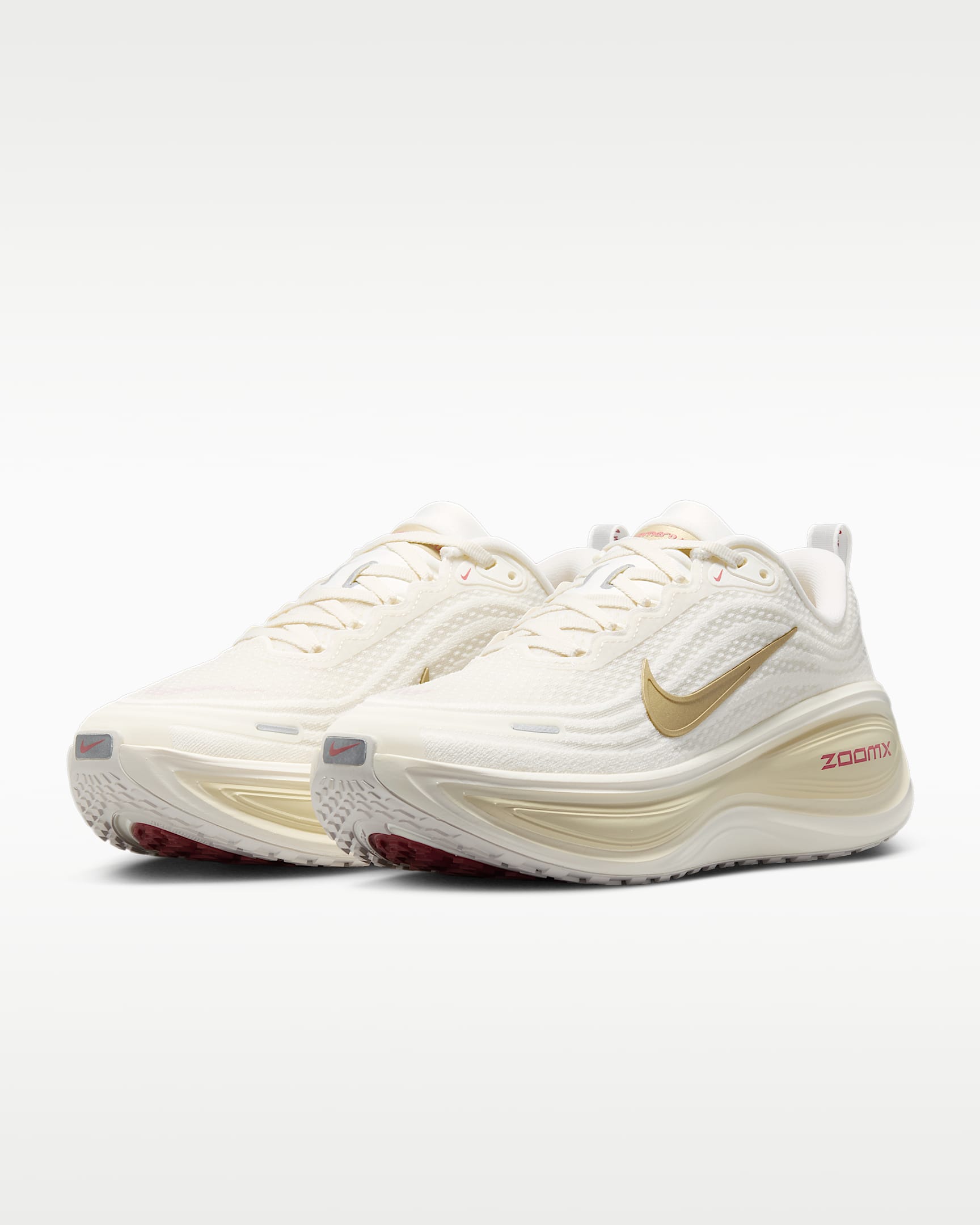Nike Vomero Plus Women's Road Running Shoes - Sail/Light Khaki/Natural/Metallic Gold Grain