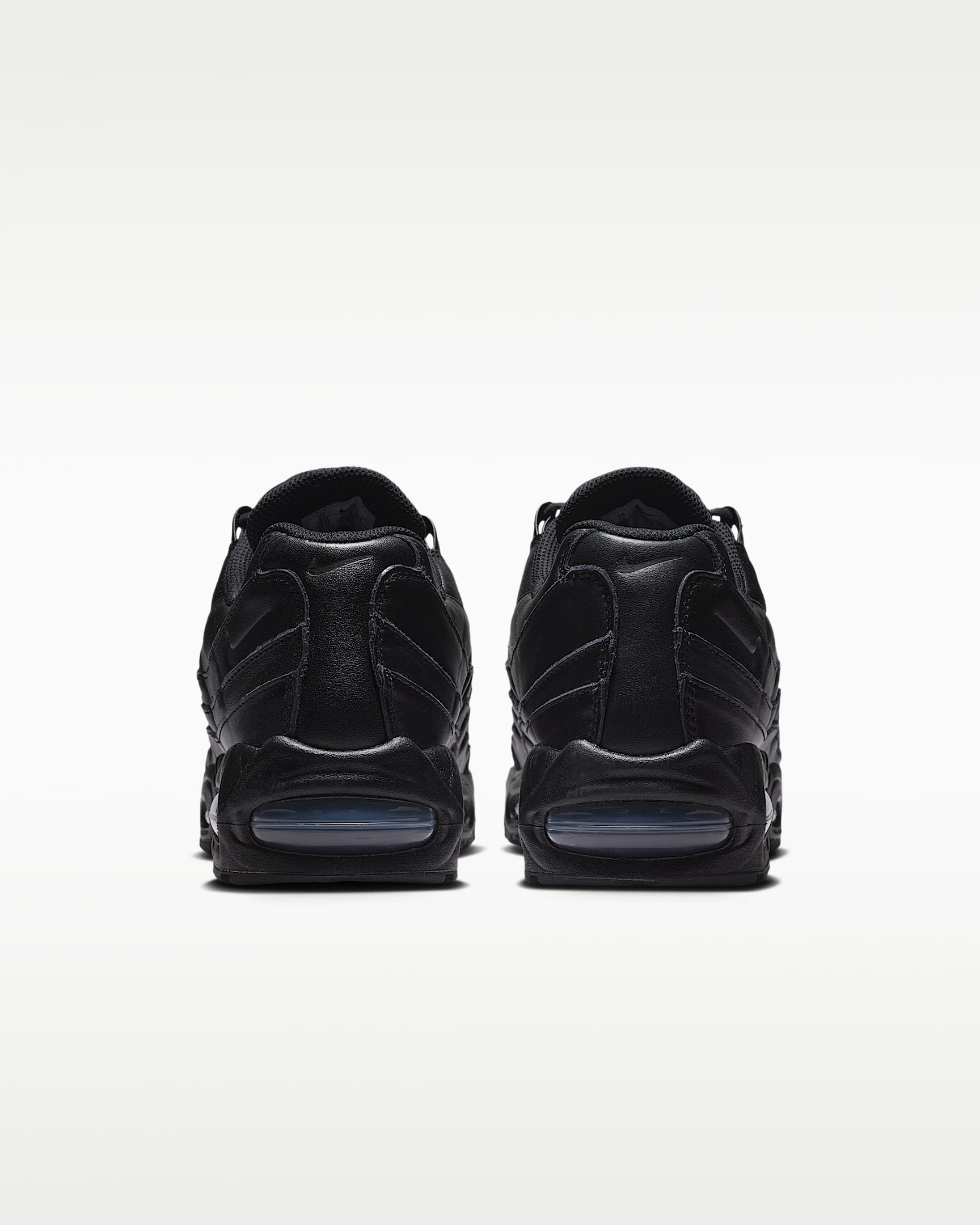 Nike Air Max 95 Big Bubble Leather Men's Shoes - Black/Black/Black