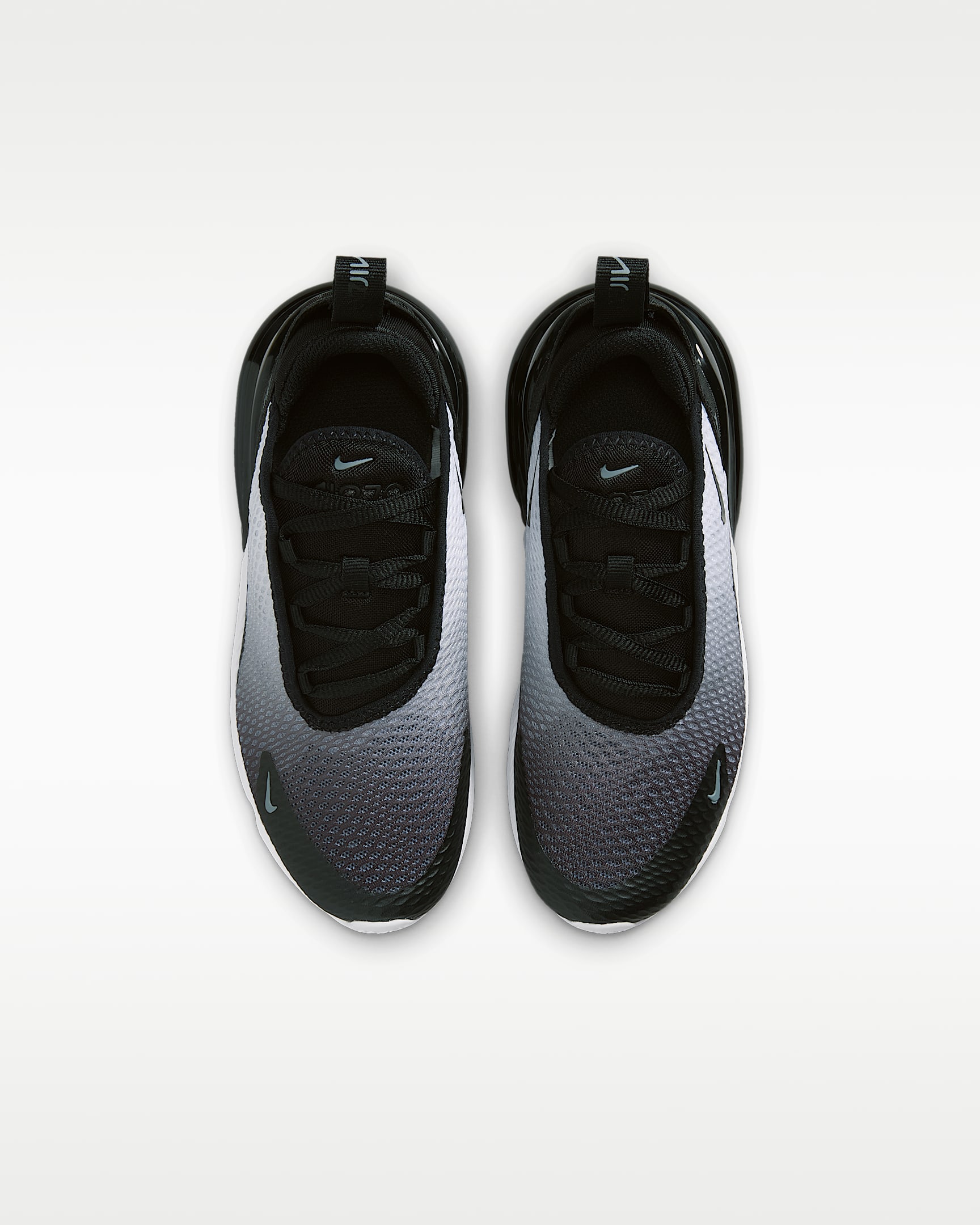 Nike Air Max 270 Younger Kids' Shoes - Black/White/Cool Grey/Black