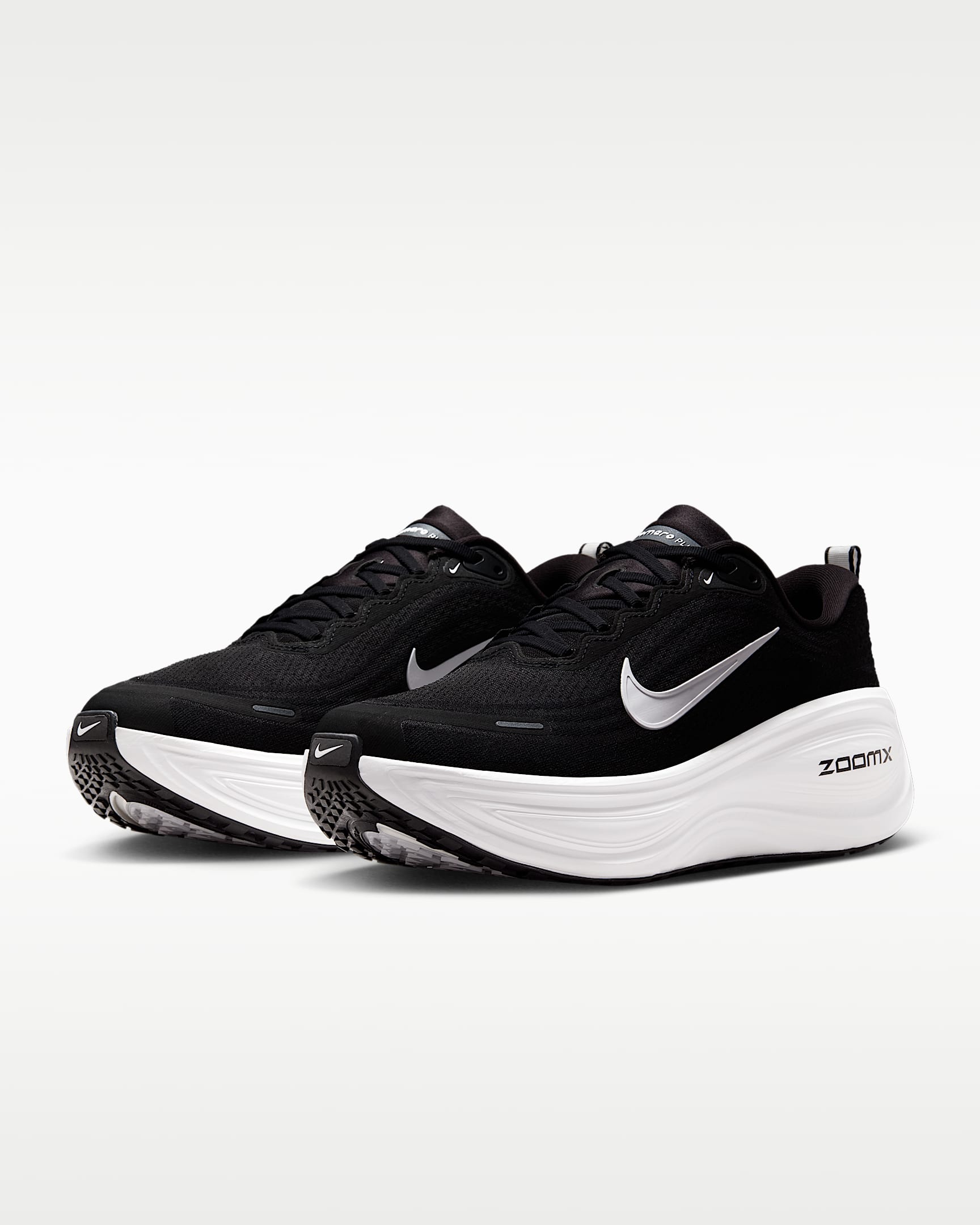 Nike Vomero Plus Men's Road Running Shoes (Wide) - Black/Cool Grey/Metallic Dark Grey/White
