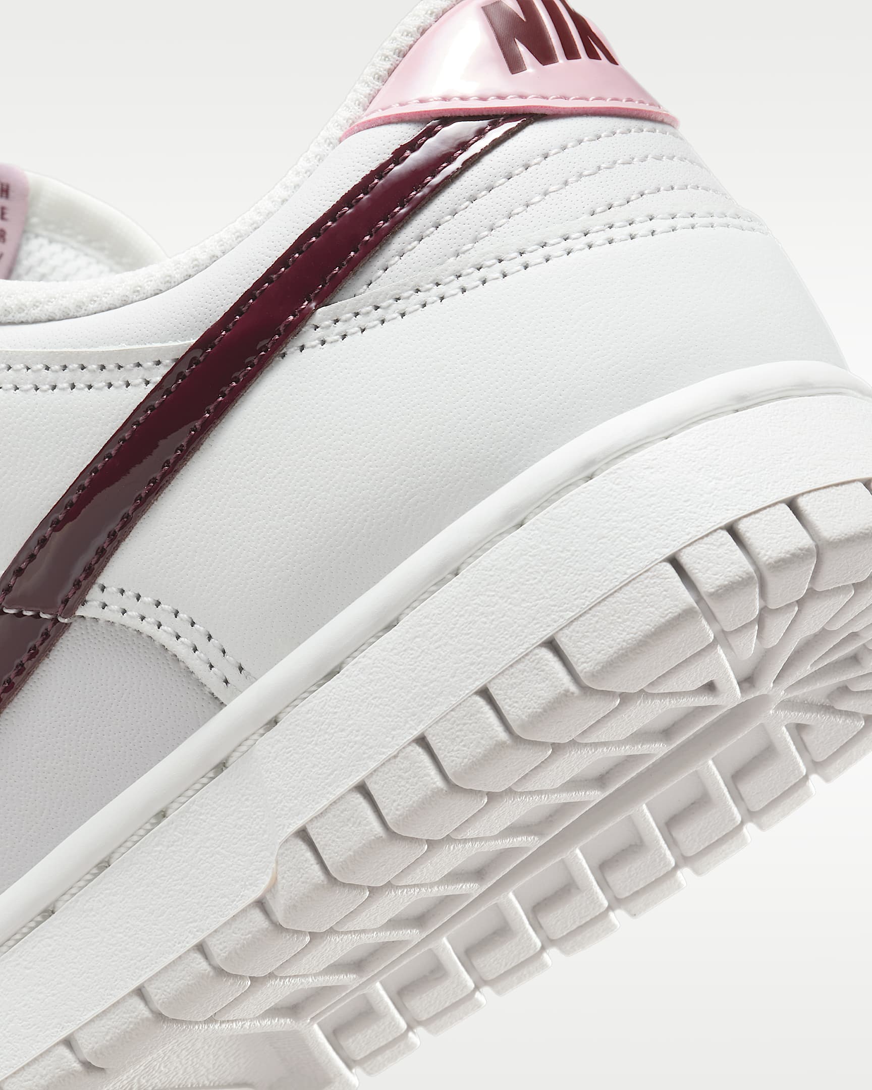 Nike Dunk Low Women's Shoes - Summit White/Vast Grey/Burgundy Crush/Plum Chalk