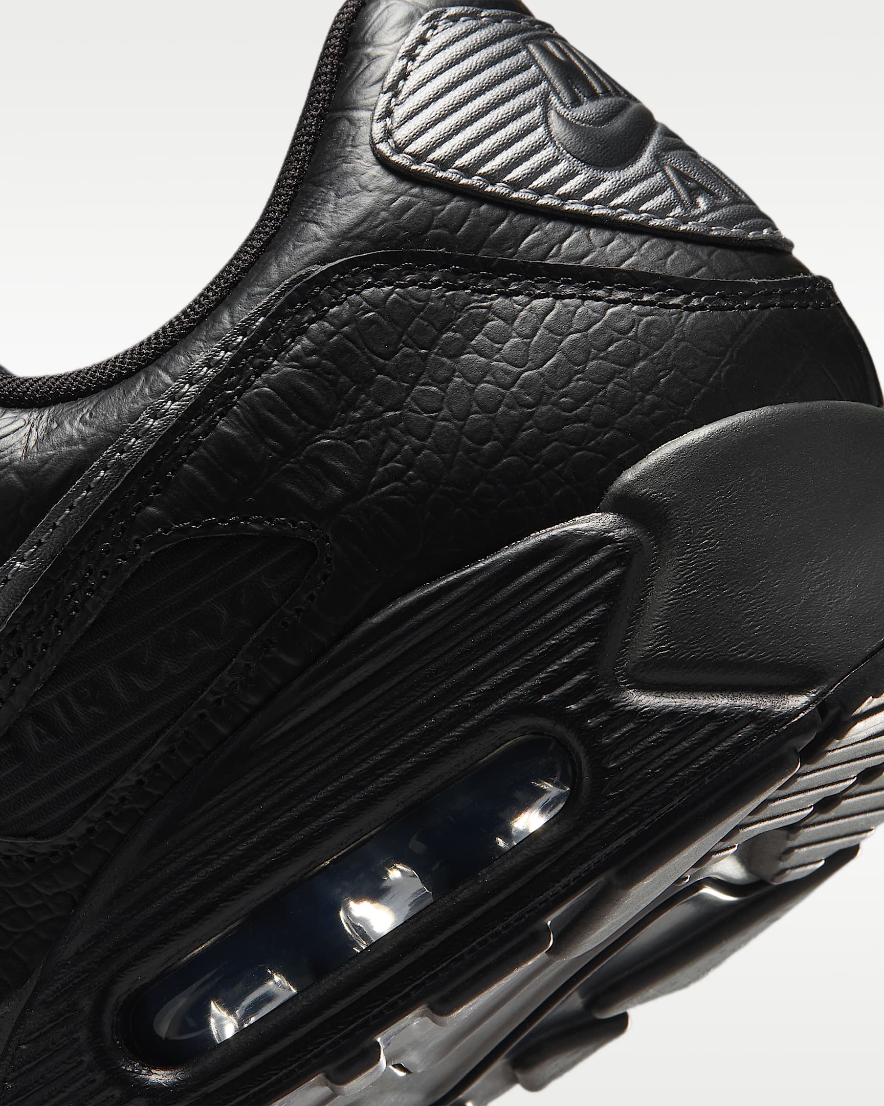 Nike Air Max 90 Premium Men's Shoes - Black/Anthracite/Metallic Dark Grey