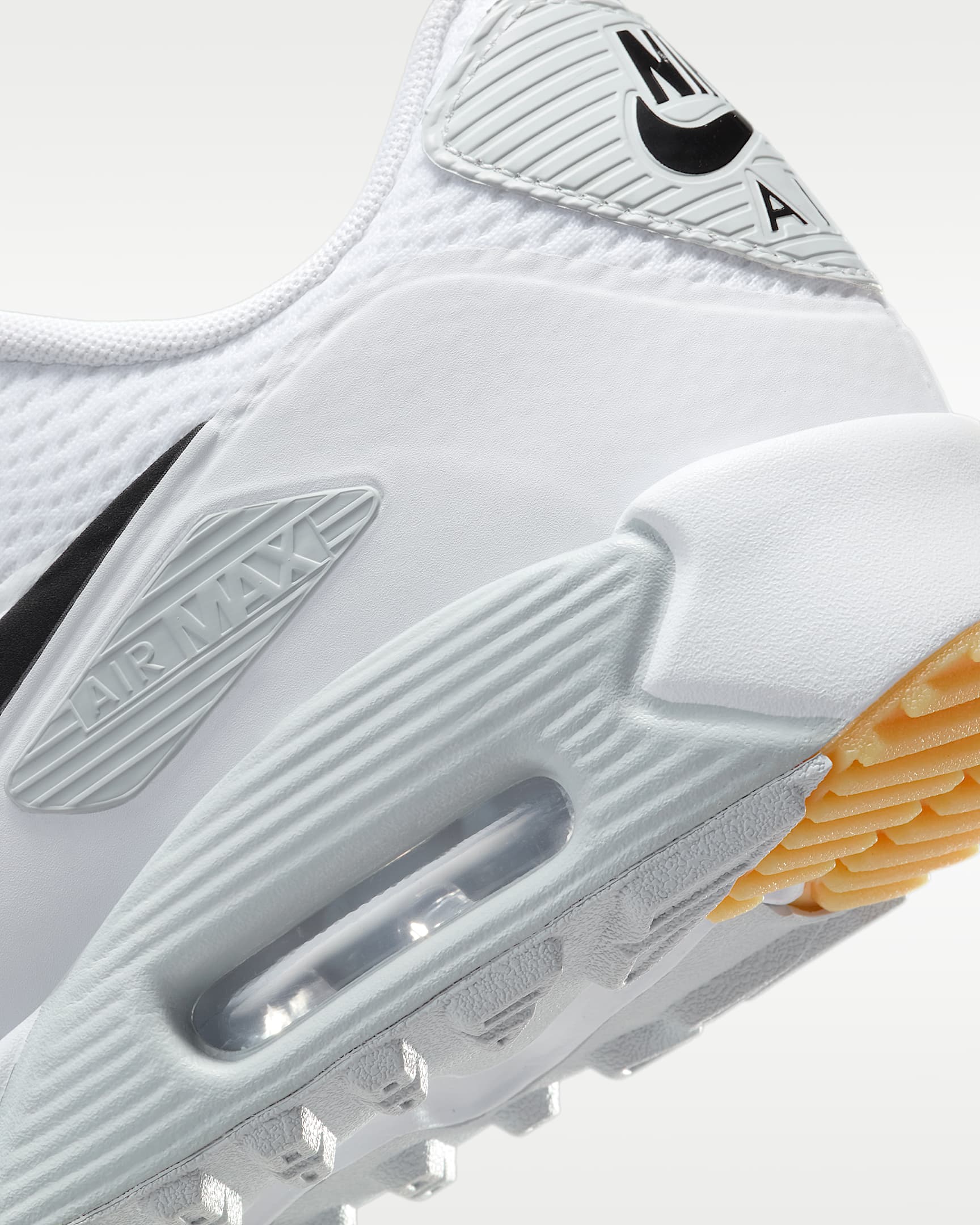 Nike Air Max 90 G Golf Shoes - White/Black