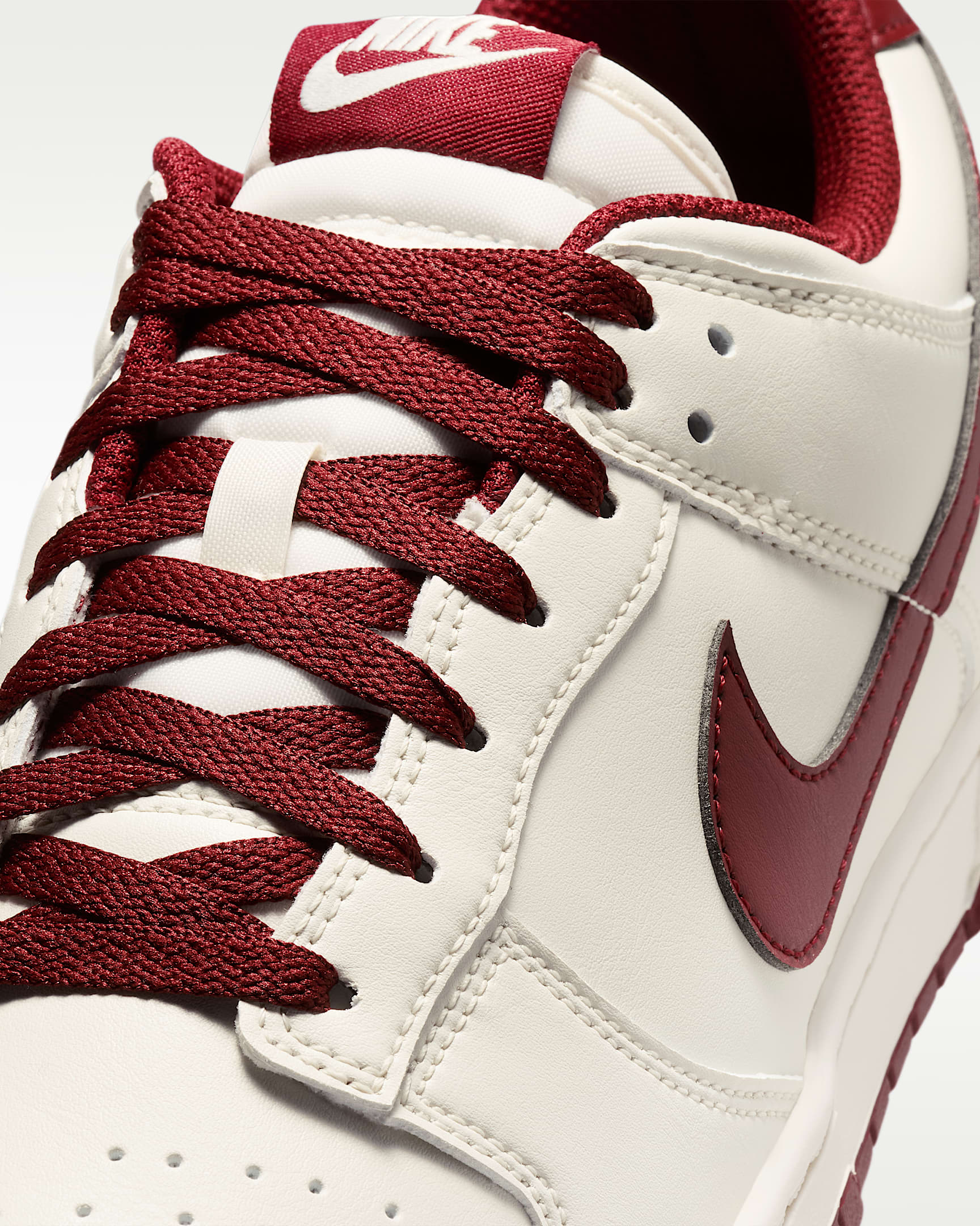 Nike Dunk Low Retro Men's Shoes - Phantom/Phantom/Team Red