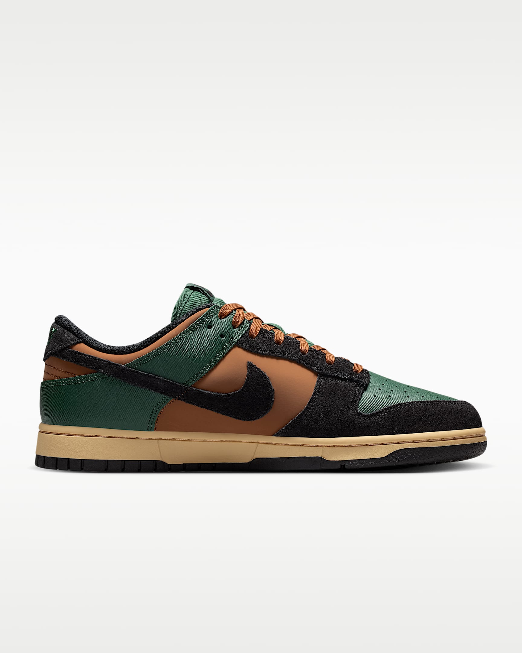 Nike Dunk Low Retro Men's Shoes - Fir/Light British Tan/Sesame/Black