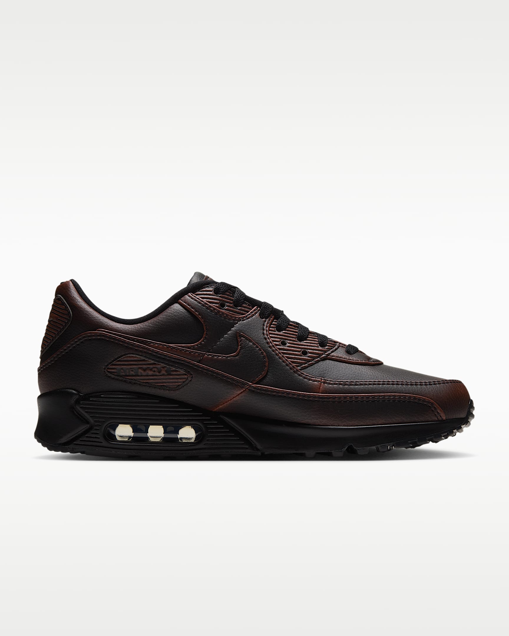Nike Air Max 90 Premium Men's Shoes - Black/Cinnamon/Black