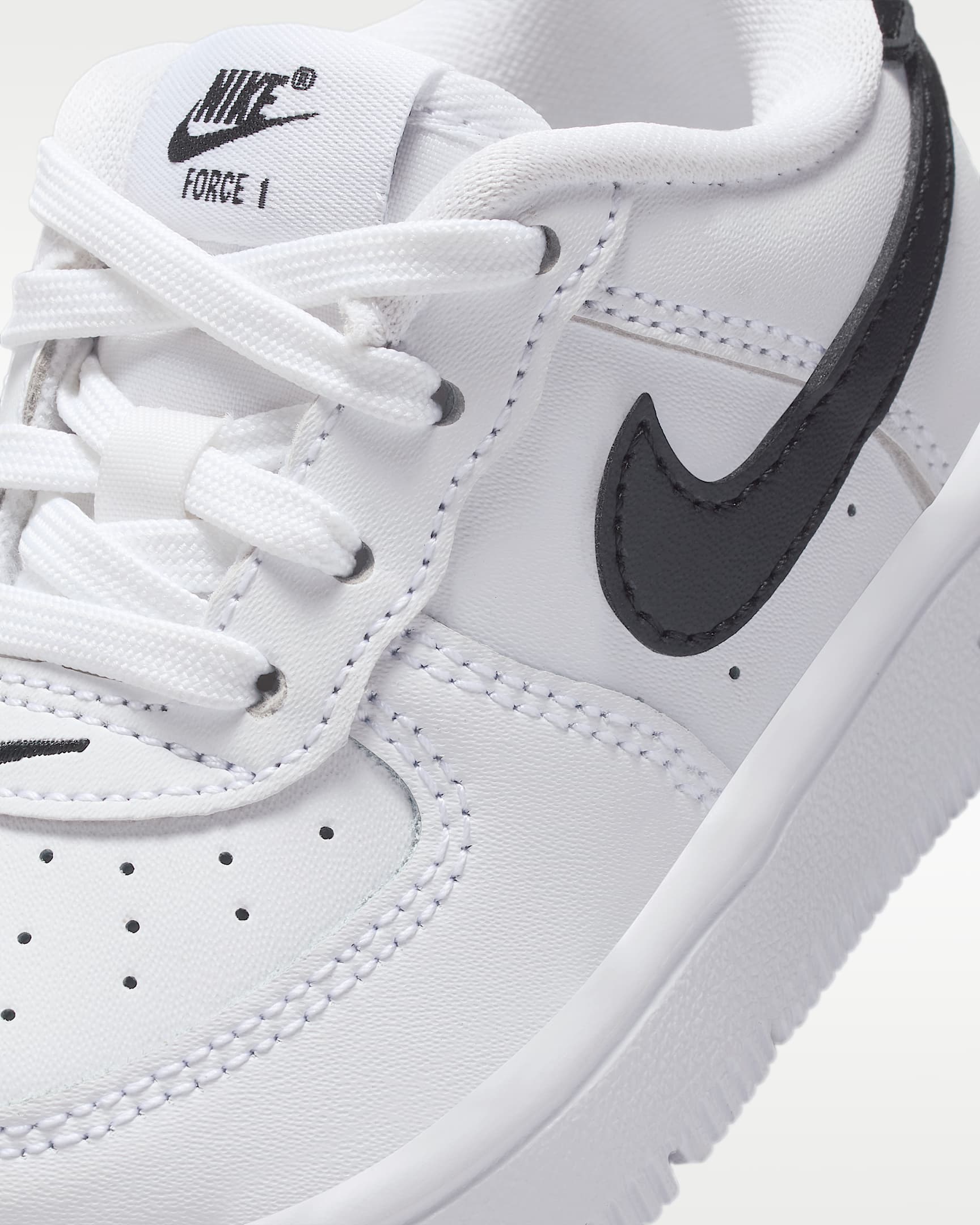 Nike Force 1 Low Baby/Toddler Shoes - White/Black