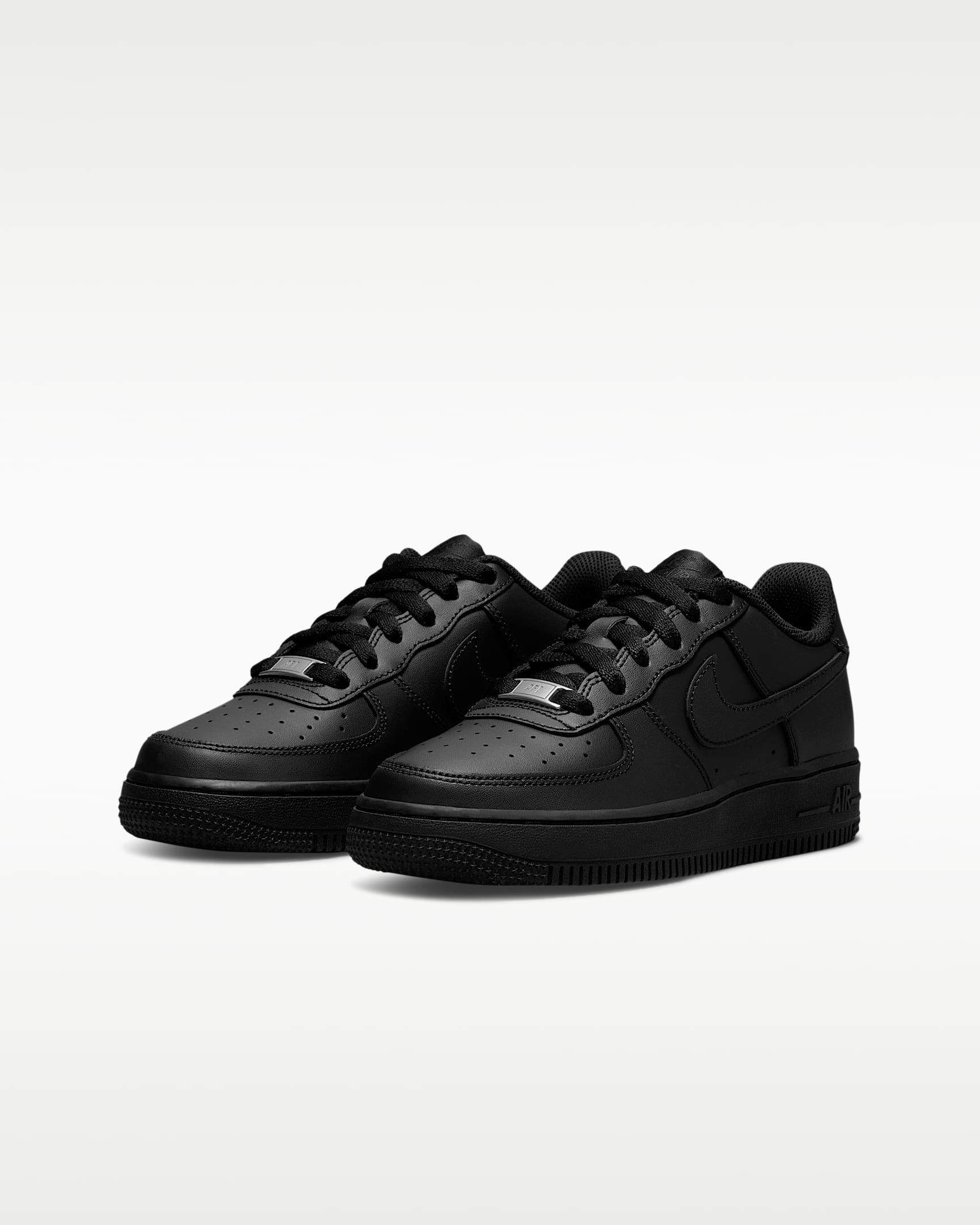 Nike Air Force 1 LE Big Kids' Shoes - Black/Black