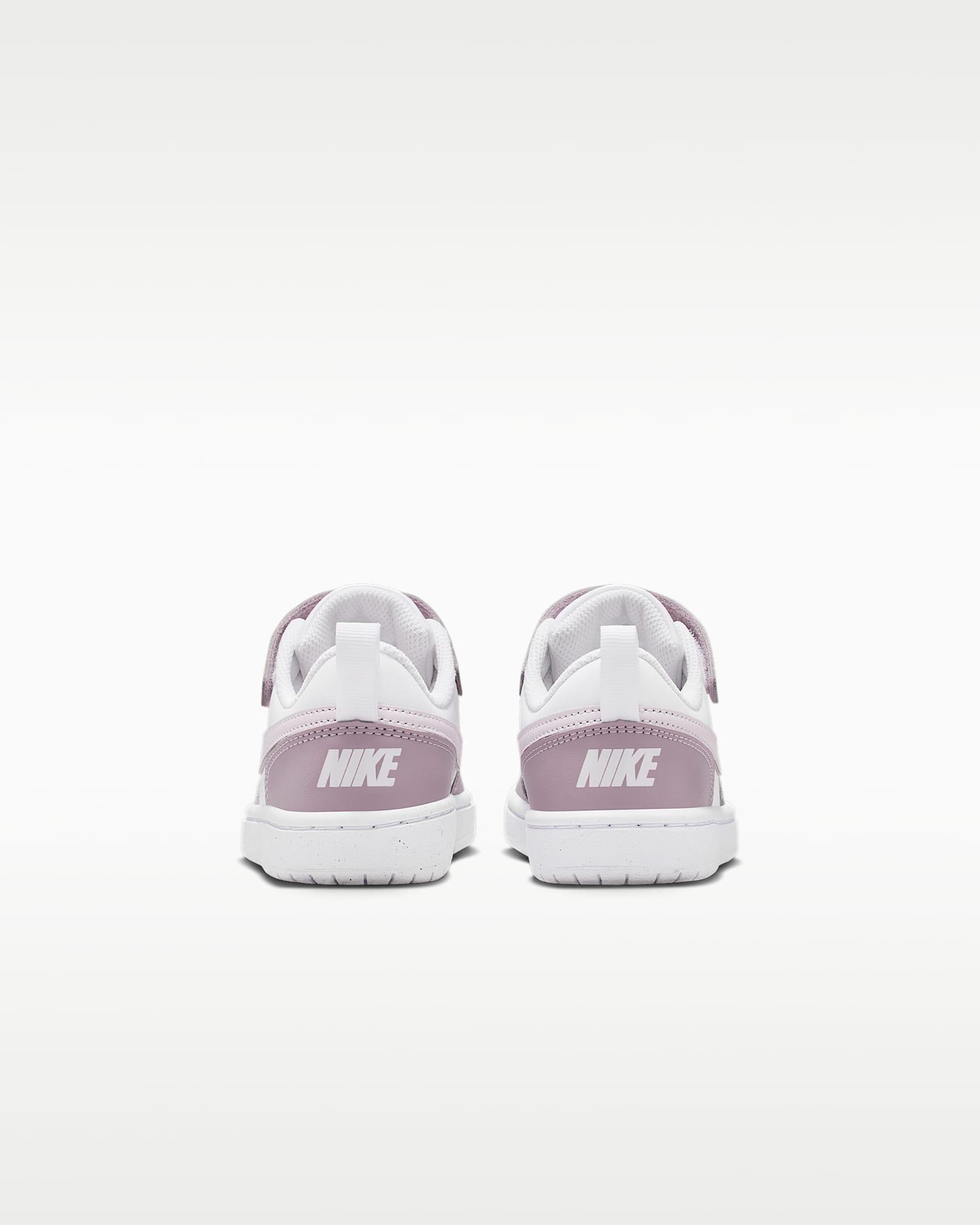 Nike Court Borough Low Recraft Younger Kids' Shoes - White/Plum Fog/White/Venice