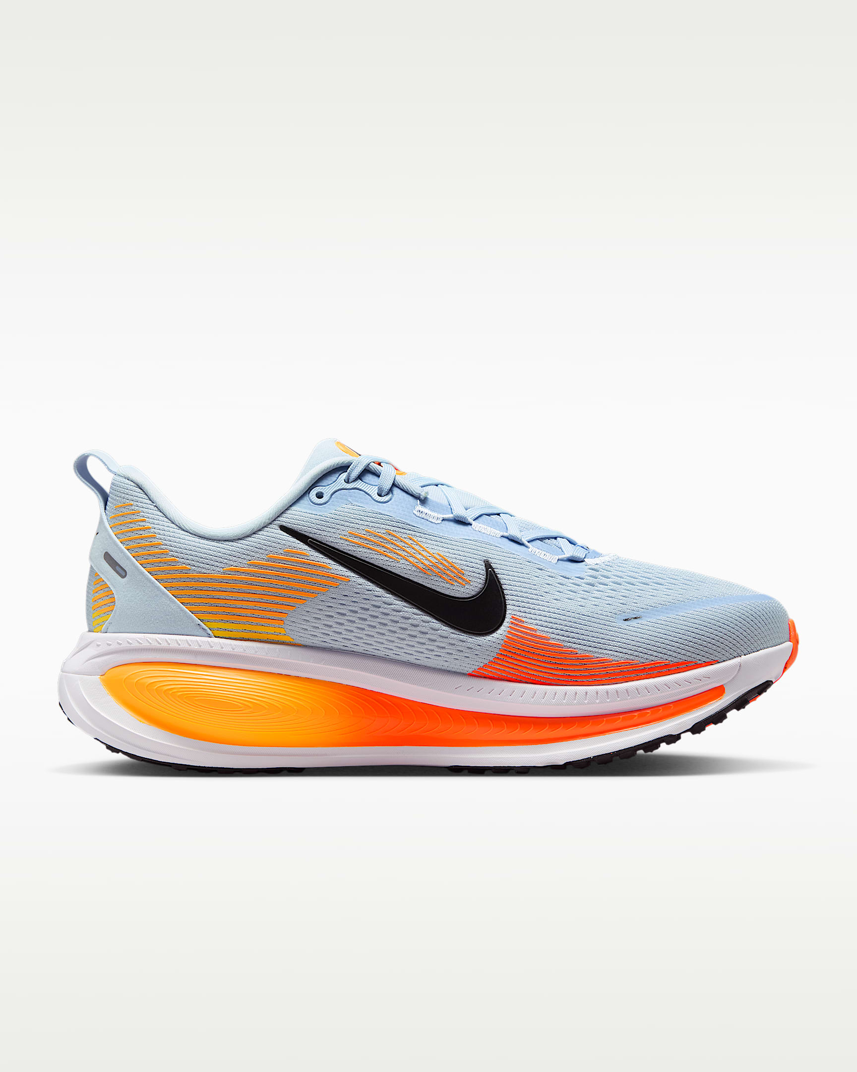 Nike Vomero 18 Men's Road Running Shoes (Wide) - Hydrogen Blue/Laser Orange/Total Orange/Black