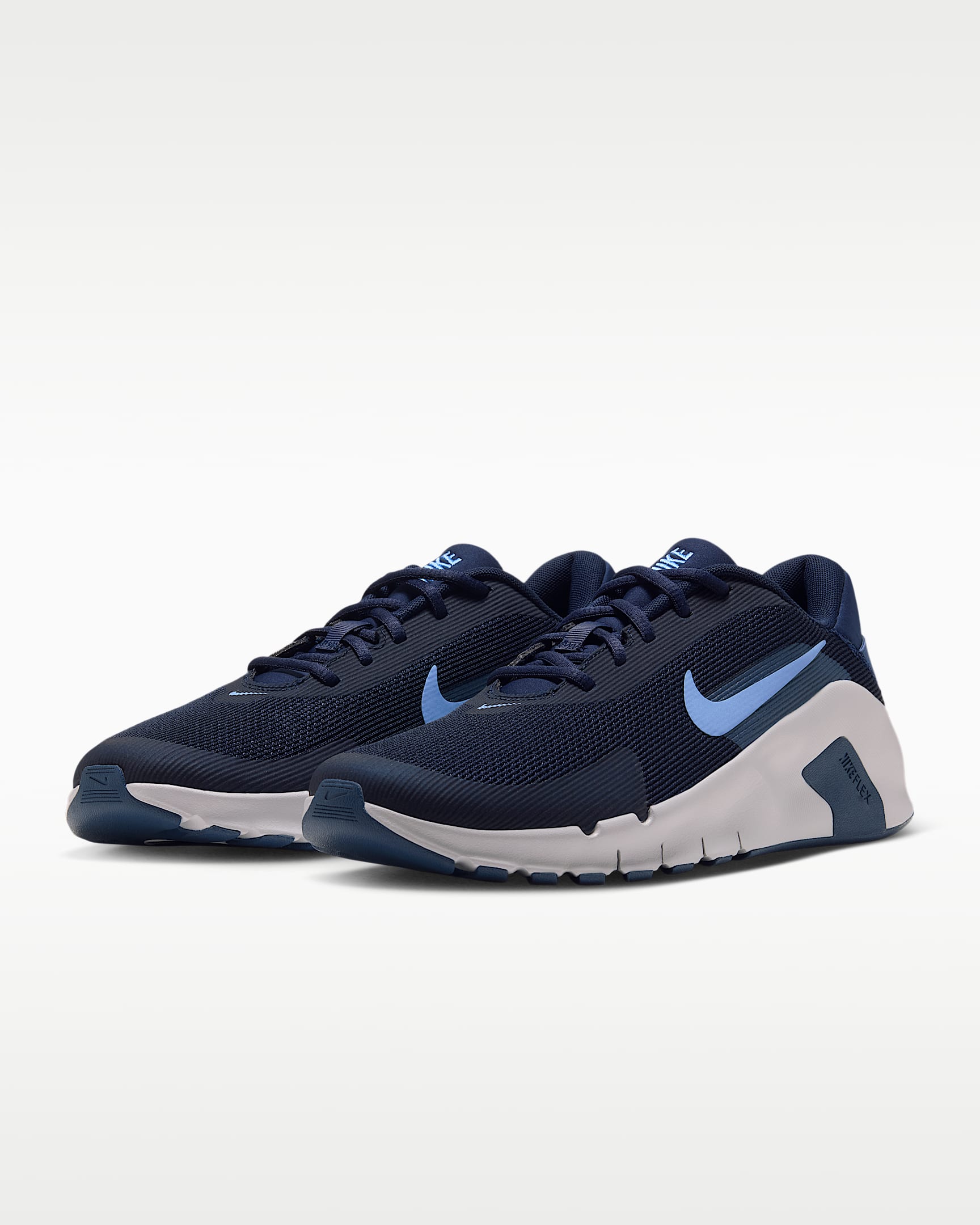 Tenis de entrenamiento para hombre Nike Flex Train - Azul eclipse/Pizarra nuevo/Platino puro/Azul fútbol