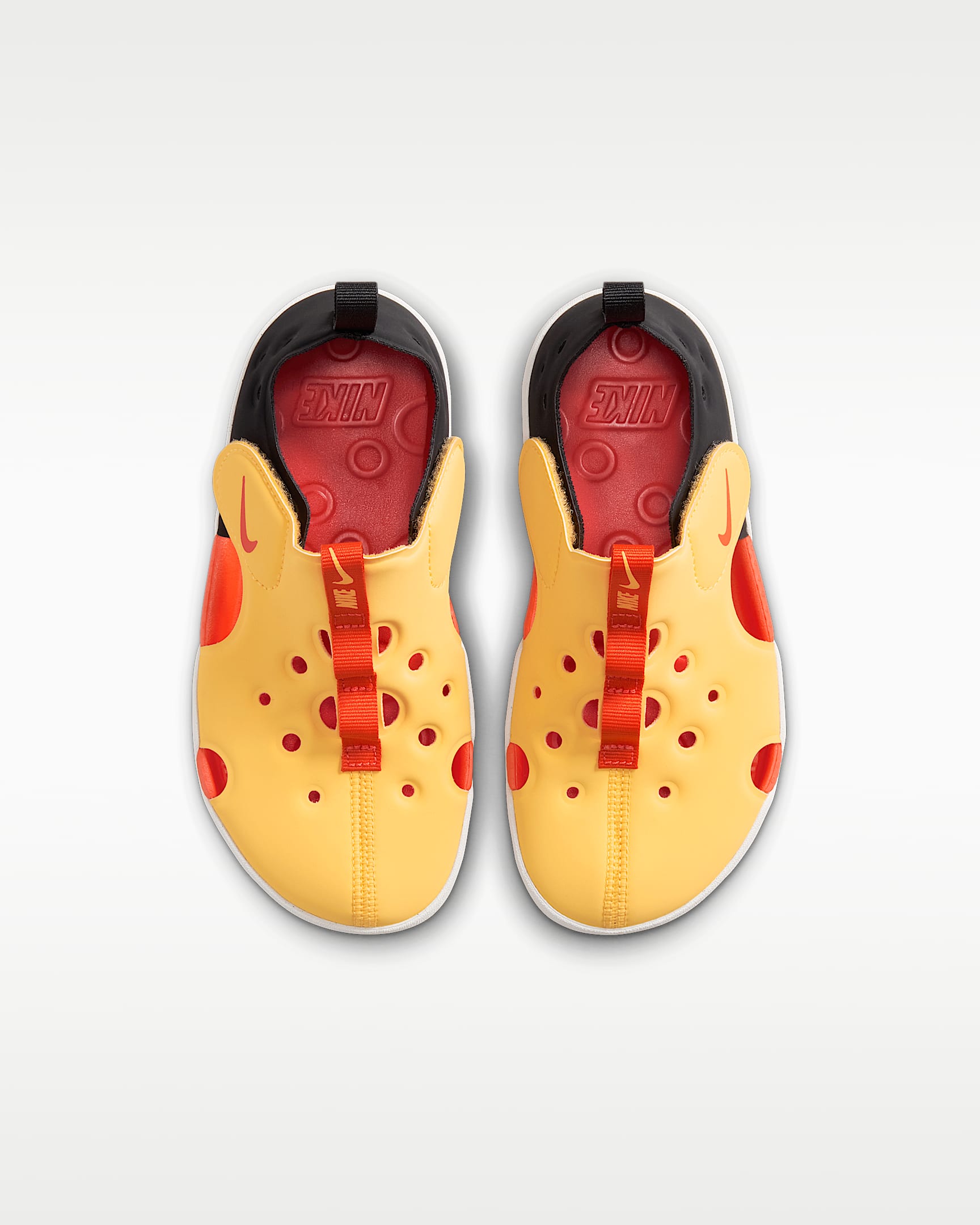 Nike Sunray Protect 4 Younger Kids' Sandals - Topaz Gold/Black/Turf Orange