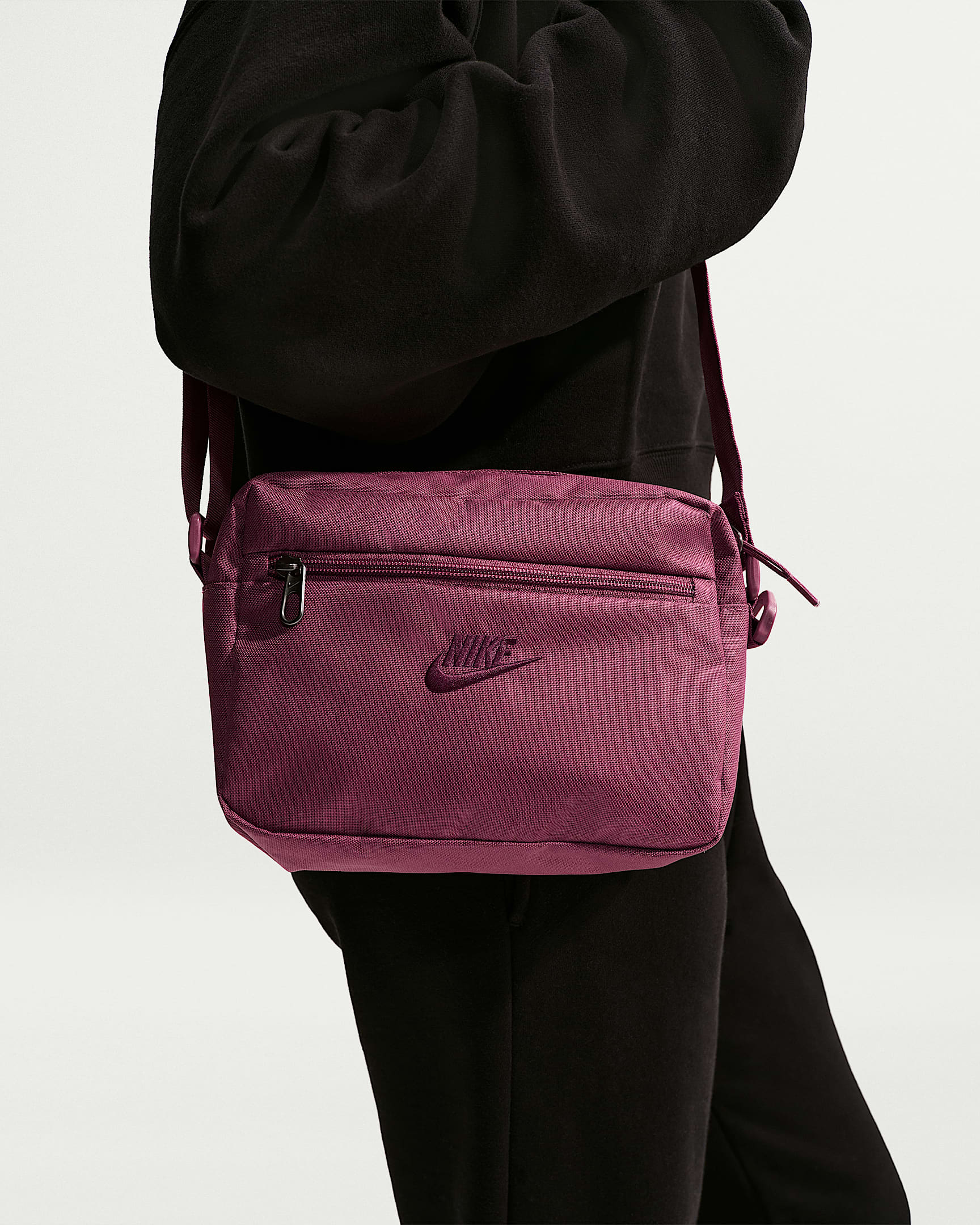 Bolsa bandolera Nike Heritage 2.0 (4 l) - Rosa humo/Rosa humo/Dátil místico