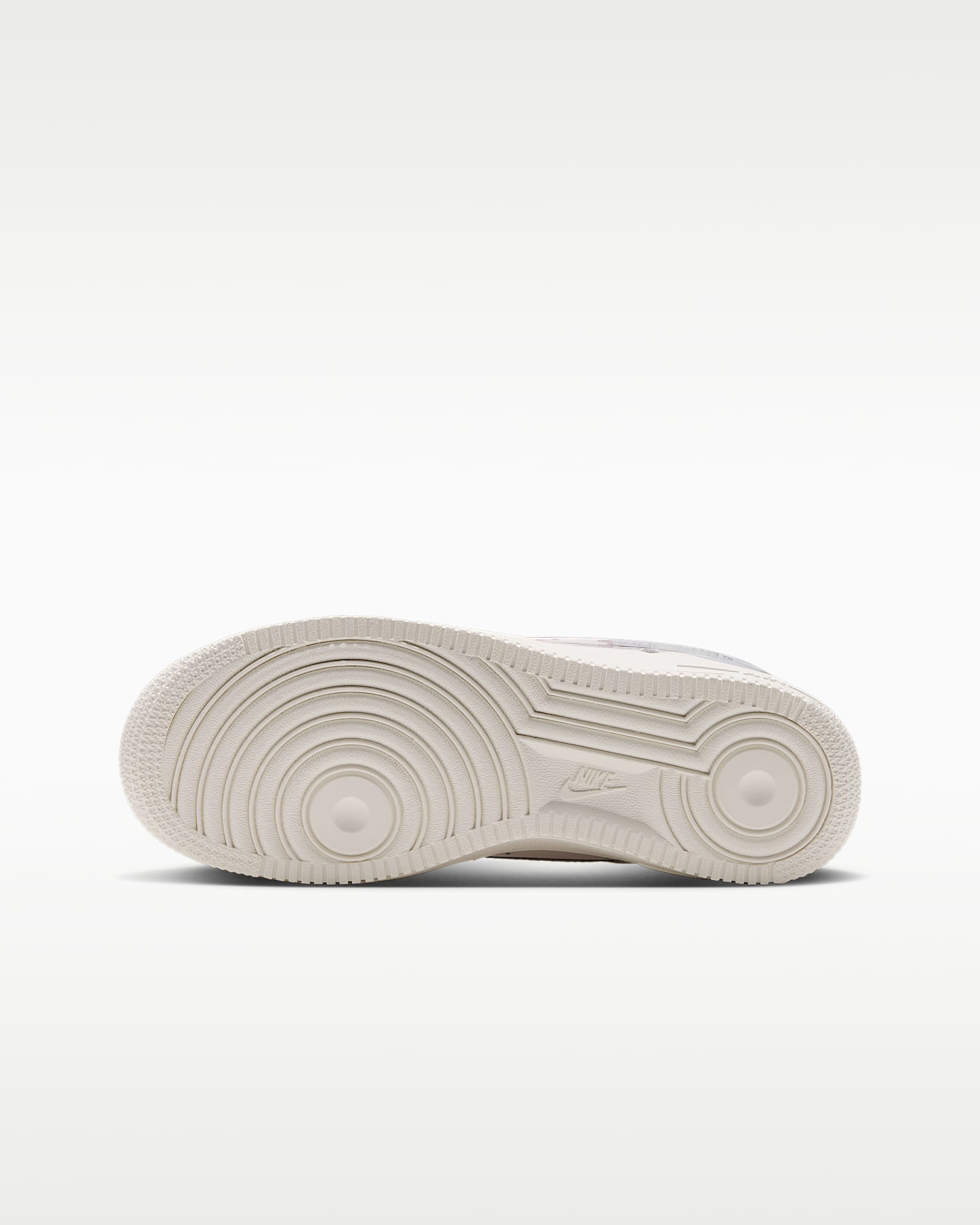 Nike Air Force 1 'Jelly Swoosh' Older Kids' Shoes - Wolf Grey/Phantom/Sail/Pink Rise