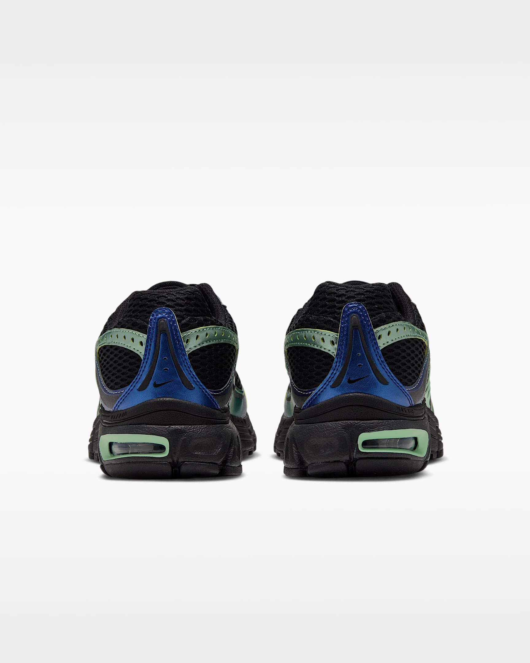 Chaussures Nike Air Max Moto 2K pour femme - Noir/Metallic Silver/Old Royal/Cucumber Calm