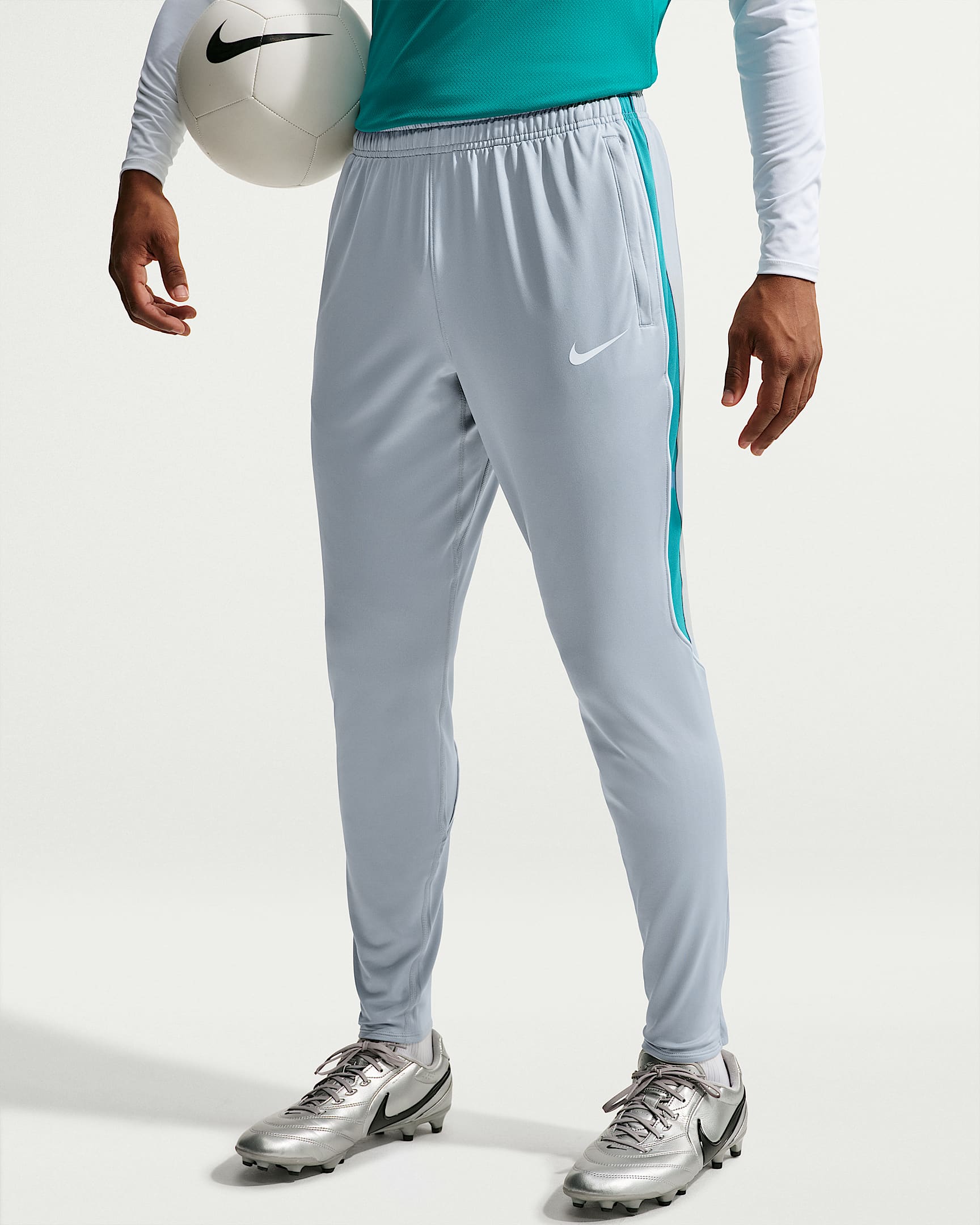 Nike Strike Men's Dri-FIT Football Trousers - Wolf Grey/Energy/White/White