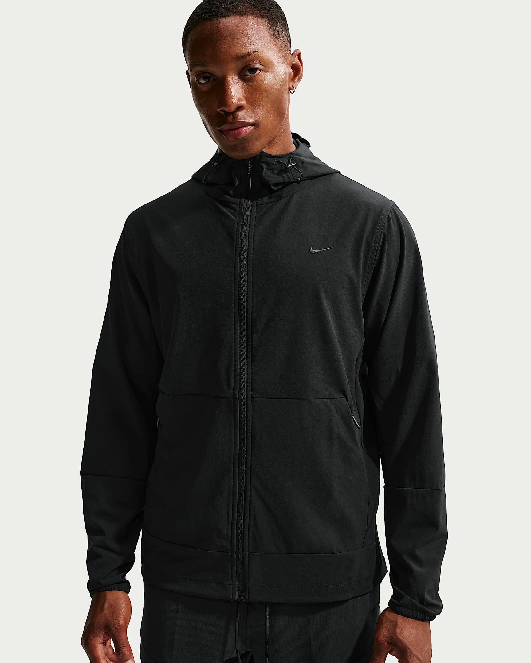 Nike Unlimited Men's Repel Hooded Versatile Jacket - Black/Black/Black