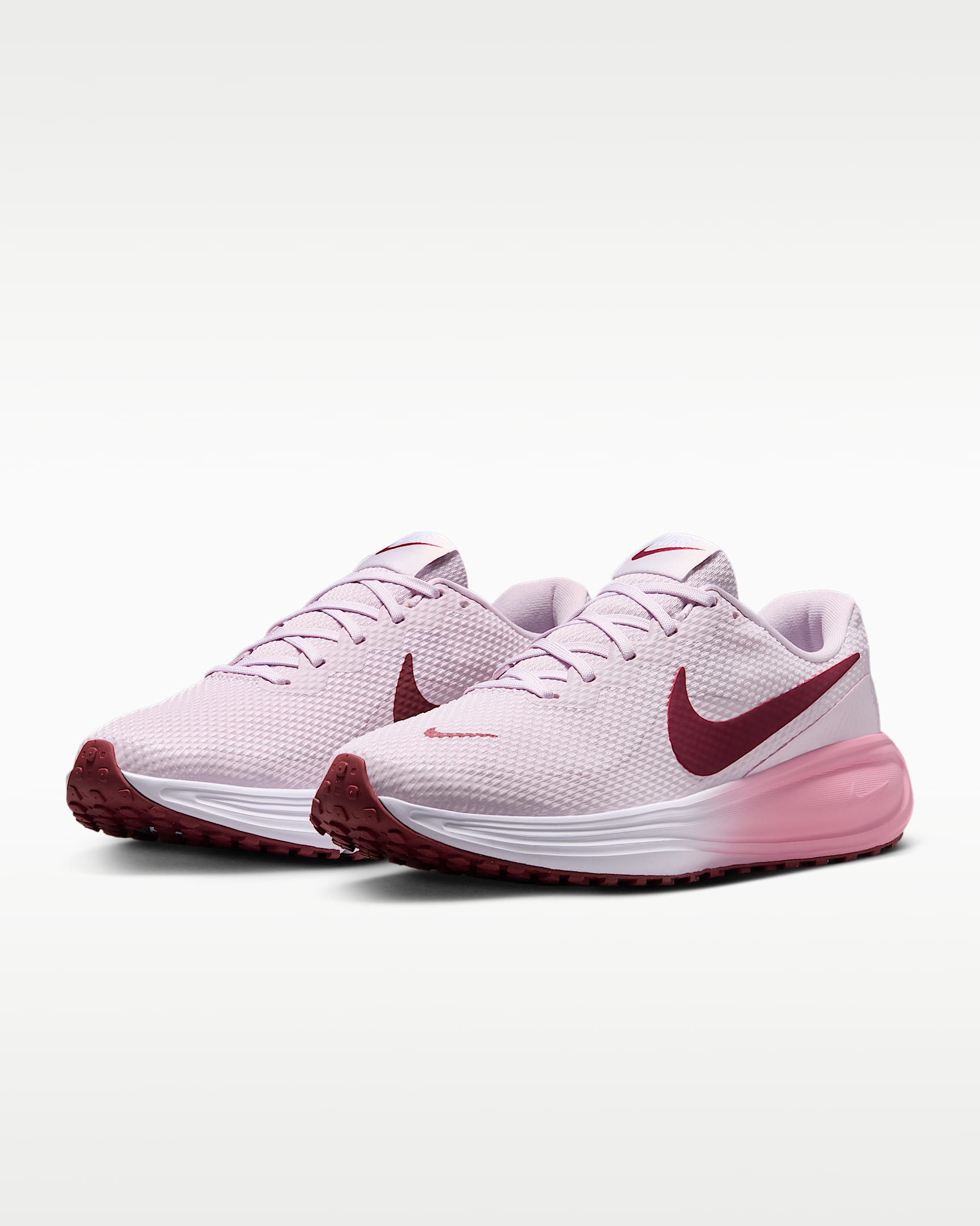 Nike Revolution 8 女款路跑鞋 - Bleached Lilac/白色/Pink Rise/Pink Smoke