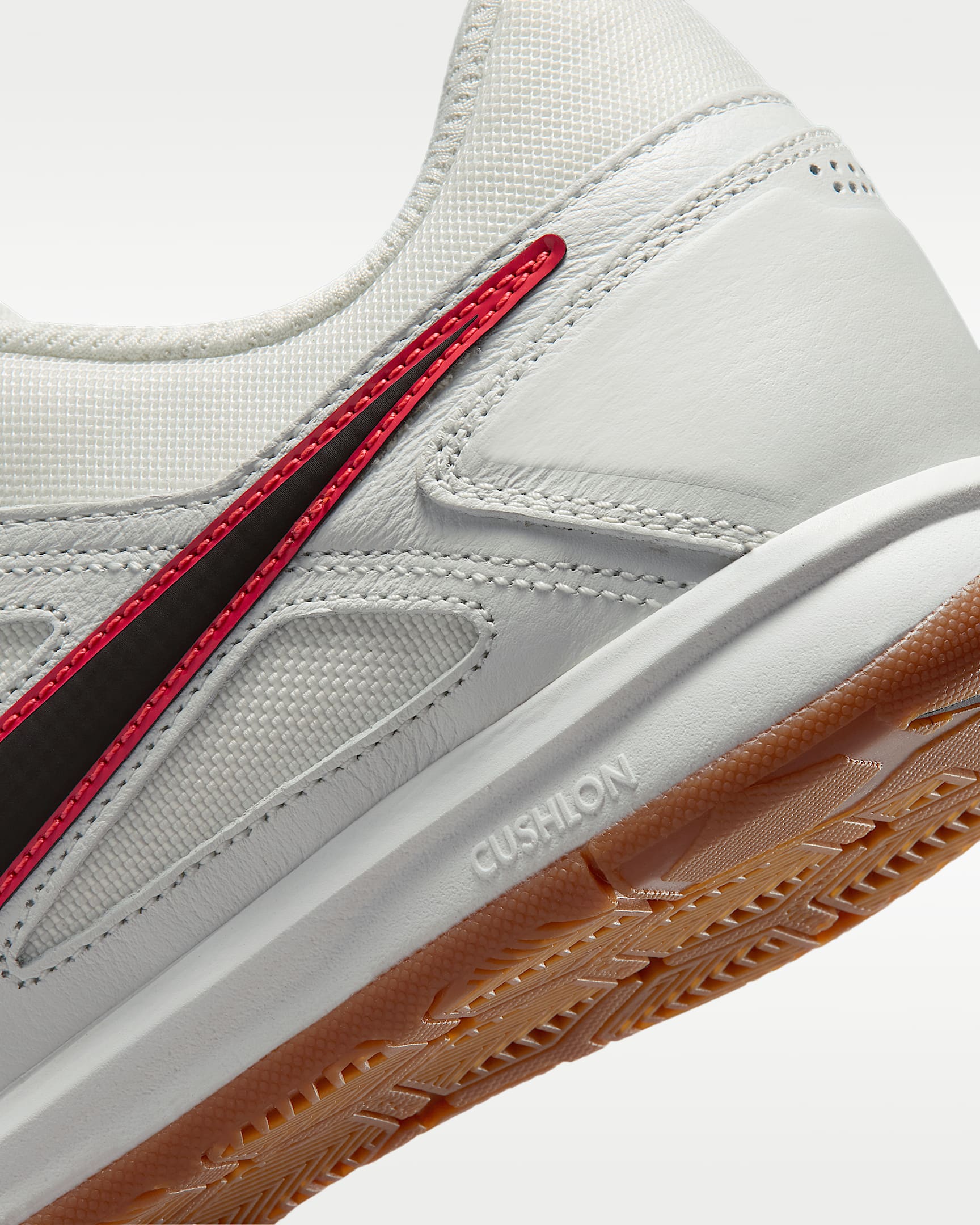 Nike Gato Men's Shoes - Summit White/Bright Crimson/Gum Medium Brown/Black