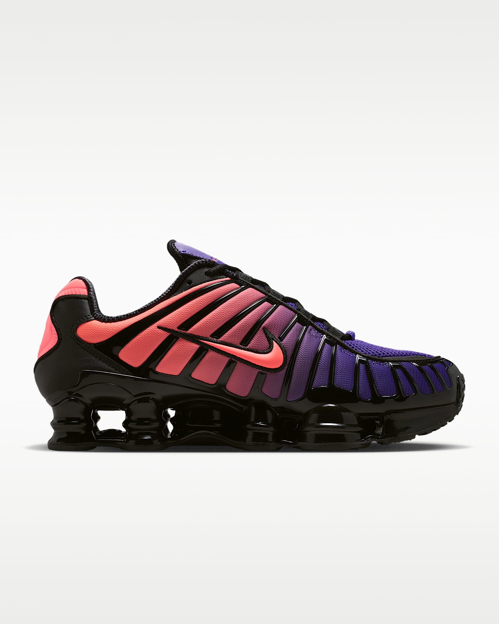 รองเท้าผู้ชาย Nike Shox TL - Court Purple/ดำ/Metallic Silver/Hot Lava