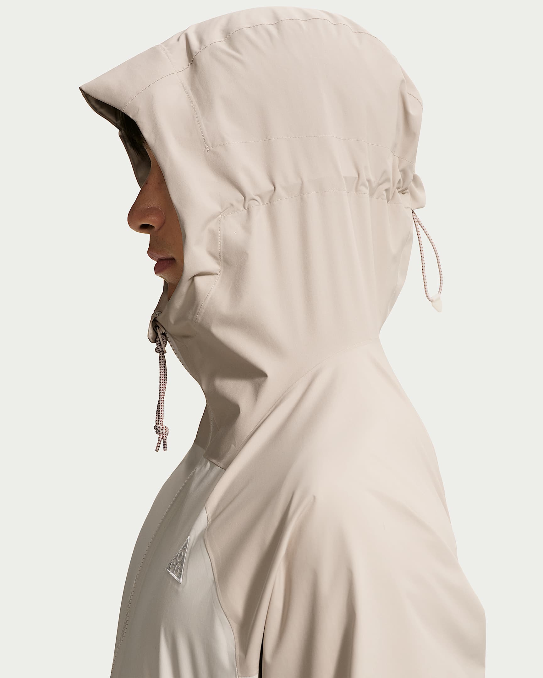 ACG Phantazma Men's Storm-FIT ADV Jacket - Cream II/Light Orewood Brown/Light British Tan/Summit White